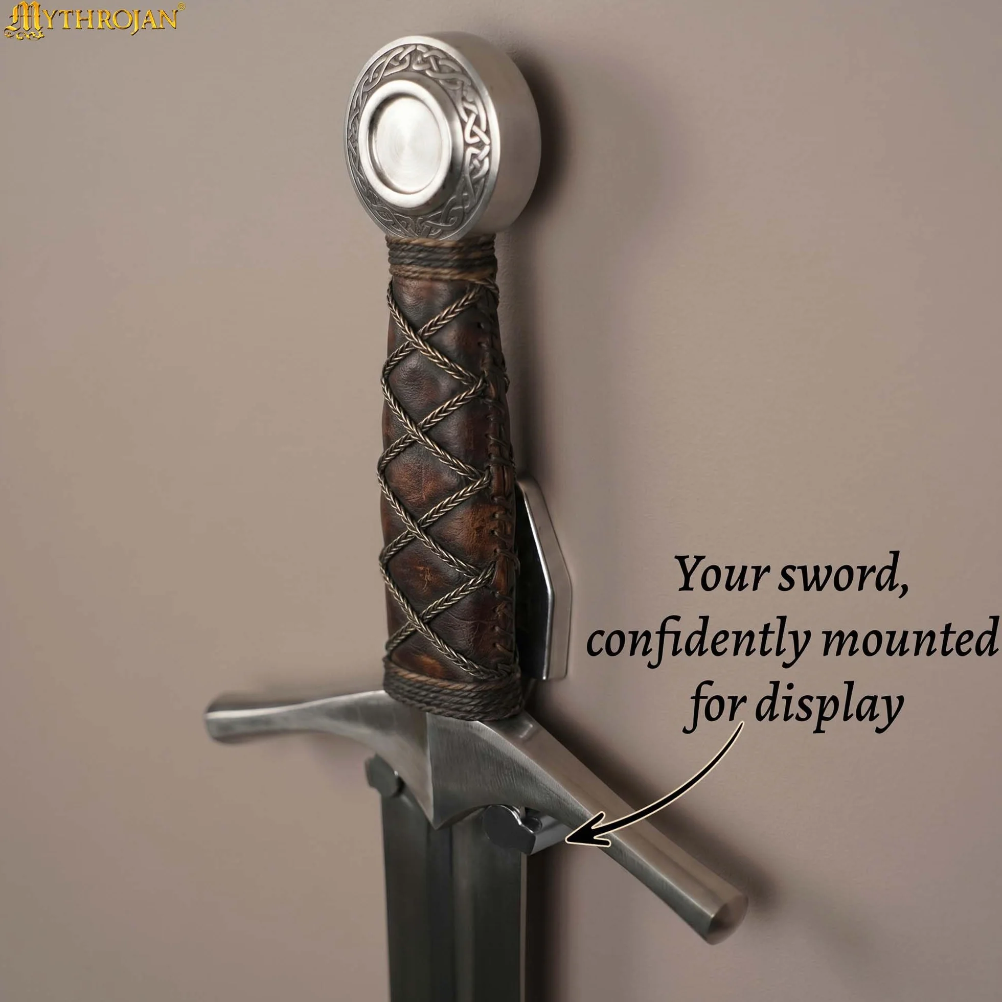 Soporte de pared universal para espada de metal
