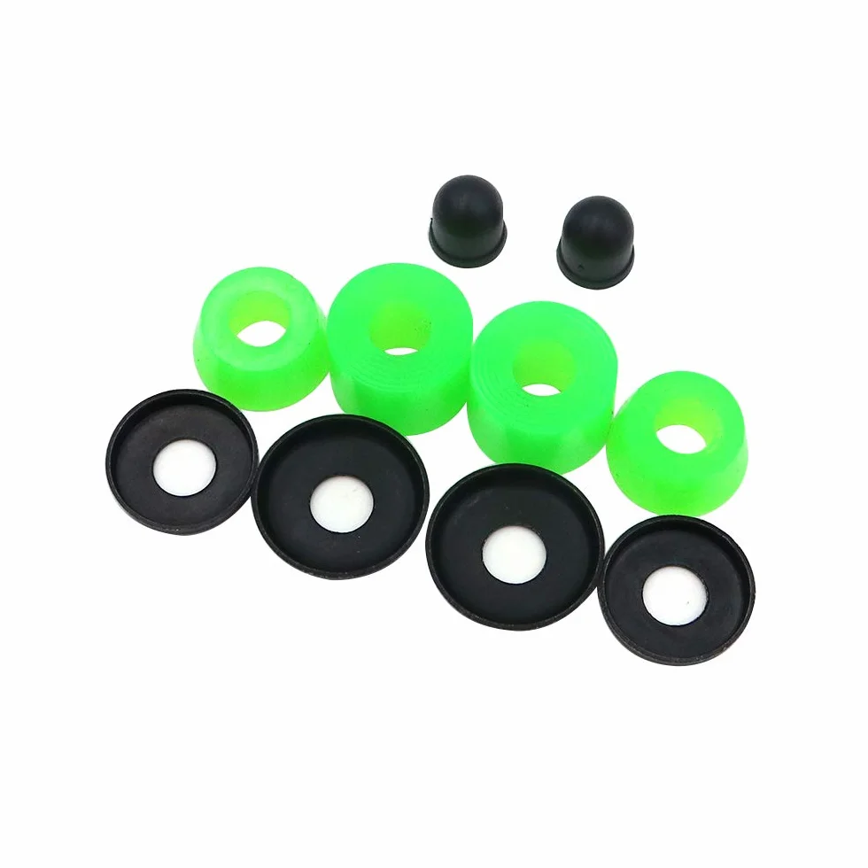 POFET Kit de reconstrucción para monopatín, arandelas, amortiguadores, soporte de poliuretano, 1 juego