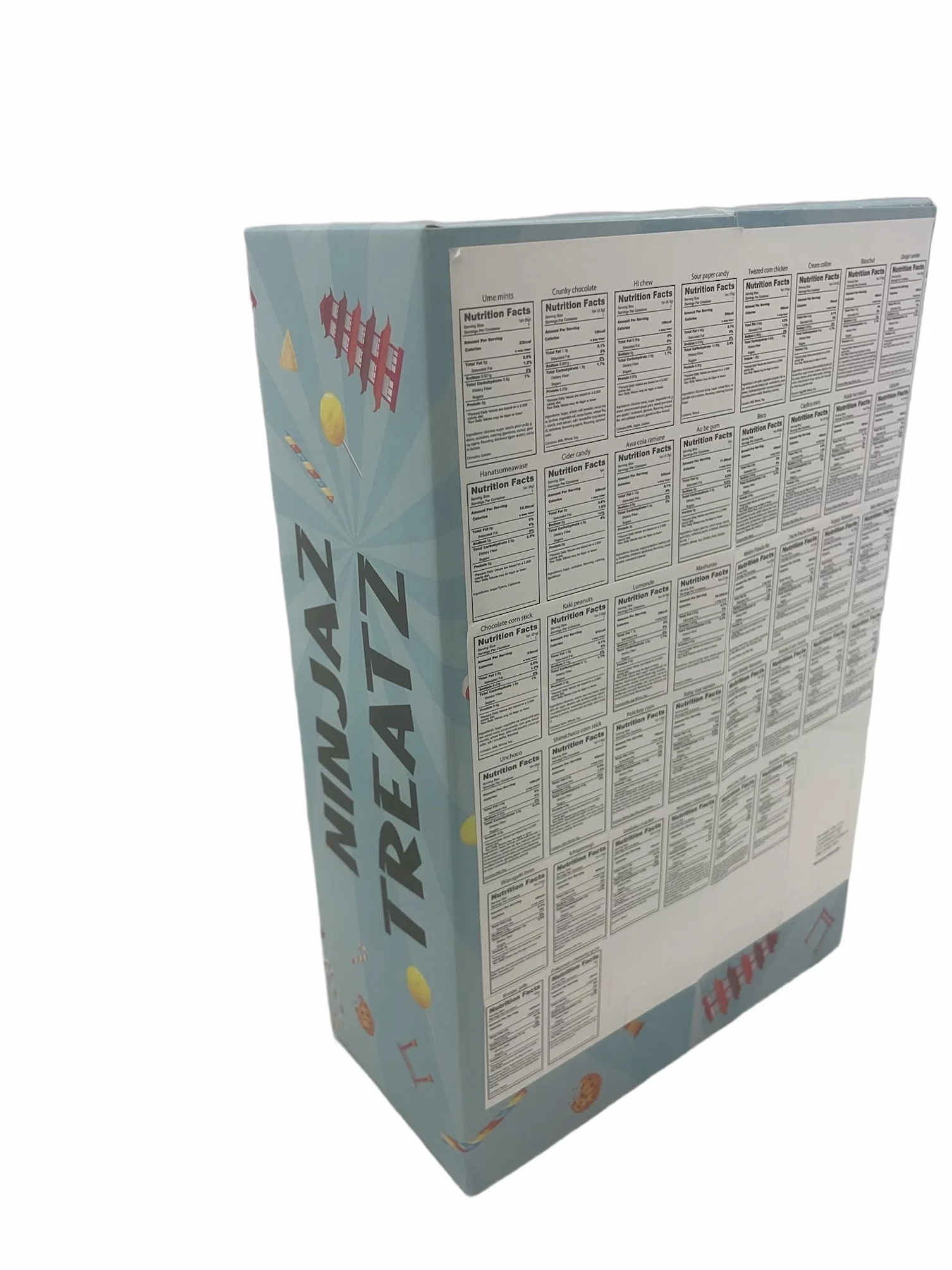 NINJAZ TREATZ 40 auténticos bocadillos y dulces japoneses caja de delicias dulces y saladas de Japón