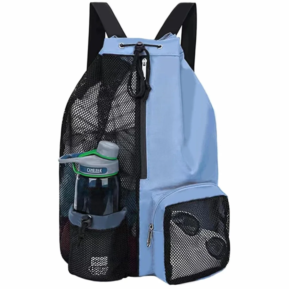 YGCHEN Bolsa de Natación de Malla, Mochila Deportiva Multiusos, Bolsa de Piscina Secado Rápido, Playa, Gimnasio