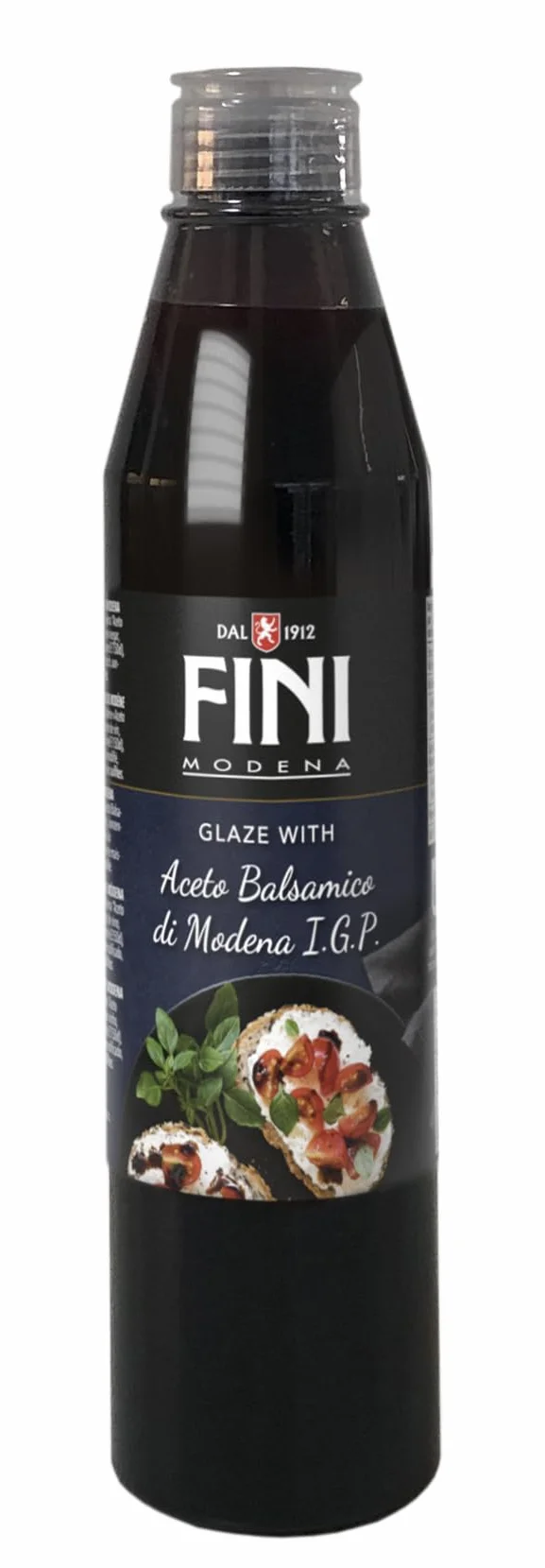 Fini - Vinagre Balsámico de Módena, Gourmet, Salsa Cremosa, Ensaladas y Vegetales, Sin Gluten, 380ml