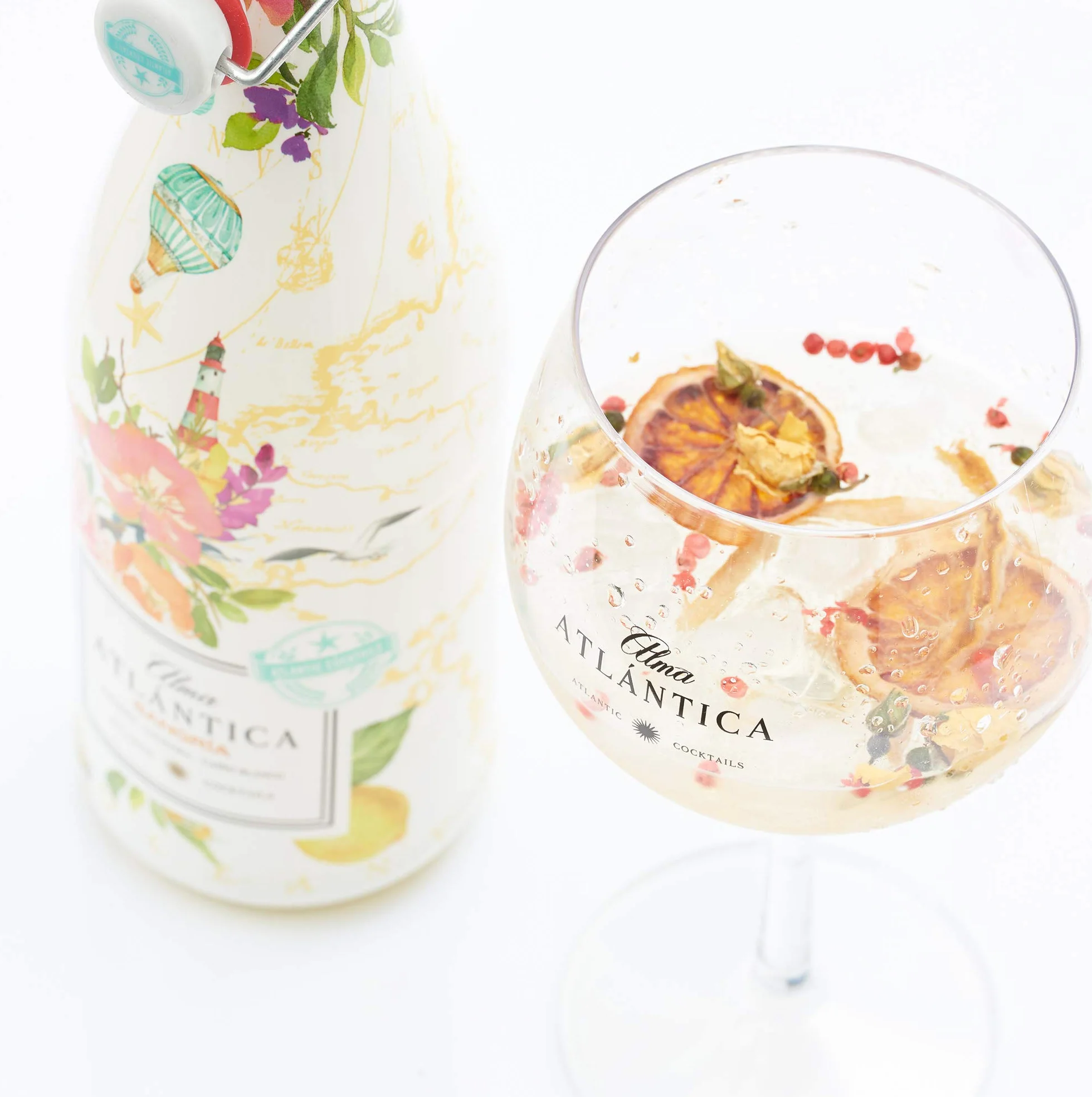 Alma Atlántica Sangría Blanca premium - Caja con 6 x 750 ml