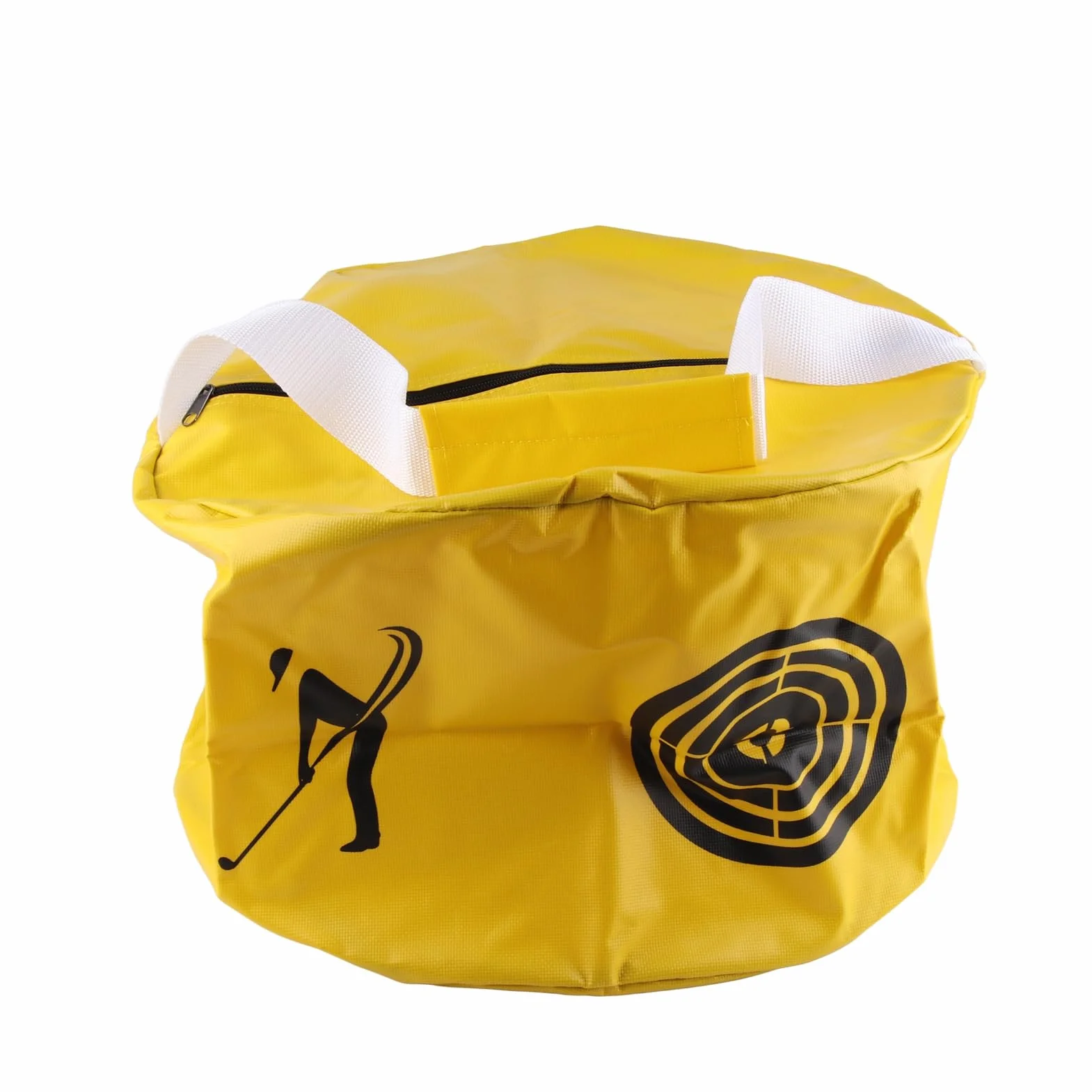 Bolsa de Impacto para Golf, Entrenador de Swing para Corregir Postura, Equipo de Práctica Portátil, Amarillo