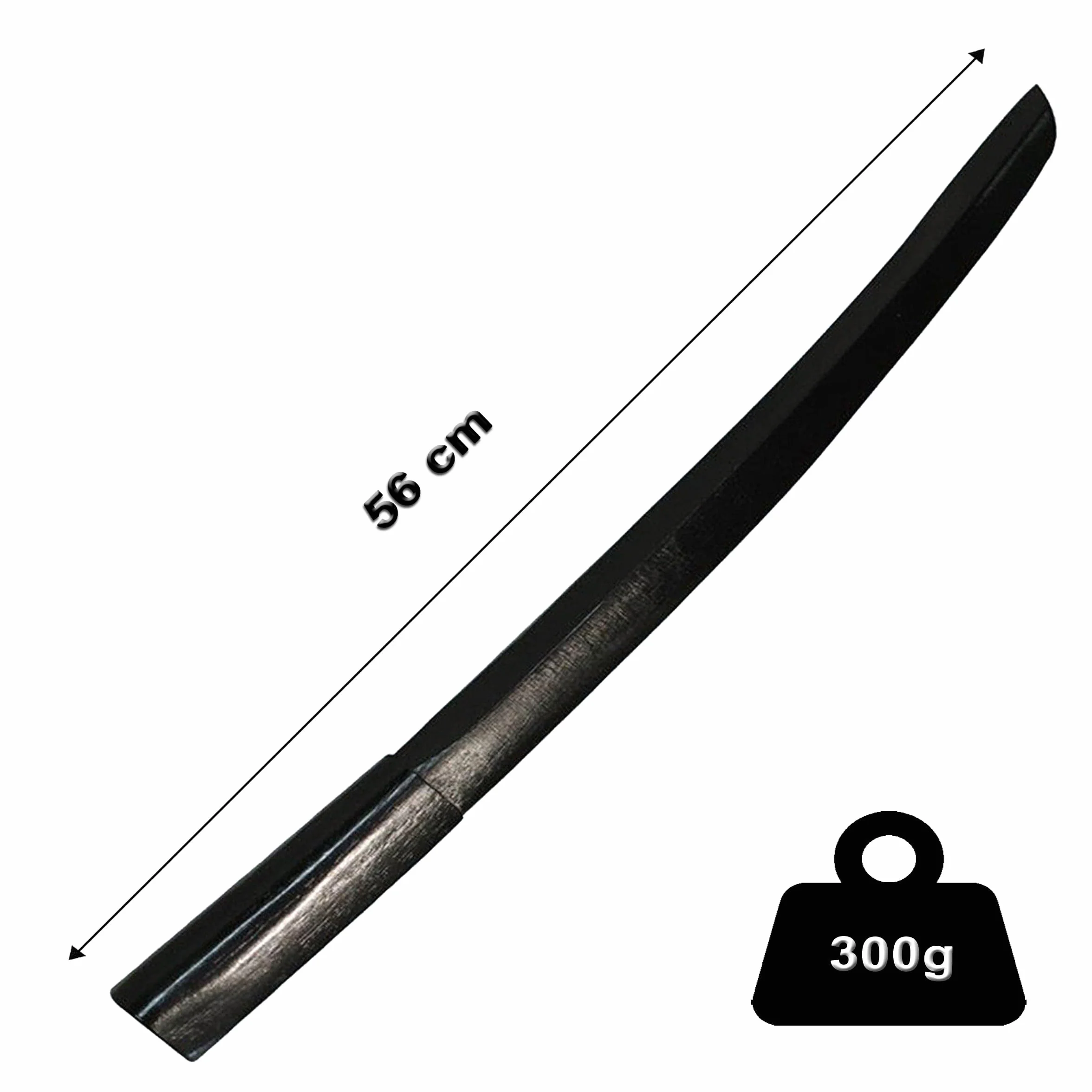 Suburito Bokuto de madera negra para Aikido Iaido Kobudo Kendo