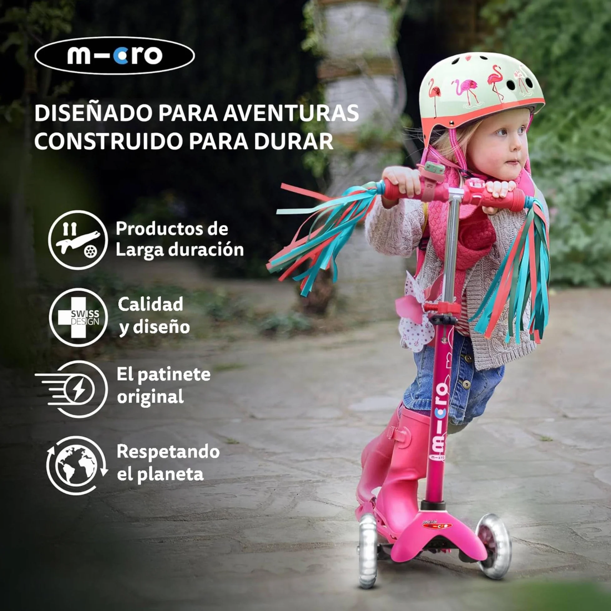 Micro® Abrazaderas para Manillar de patinetes Mini Maxi 2 Ruedas Repuesto Original