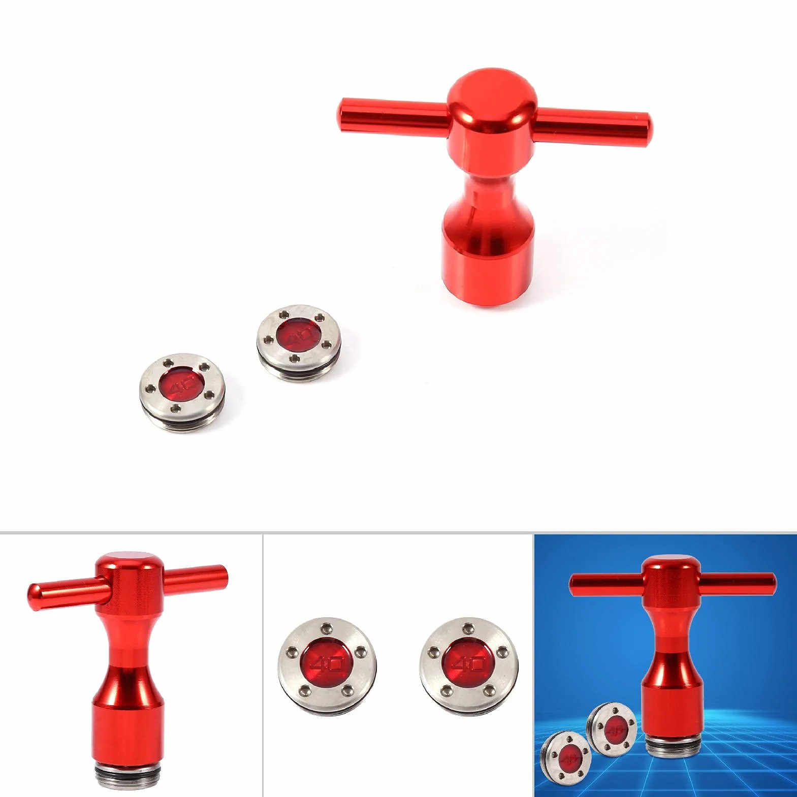 Peso para Putter de Golf 25-40 G, Kit de Herramientas con Llave Inglesa Compatible con Putters Scotty Cameron