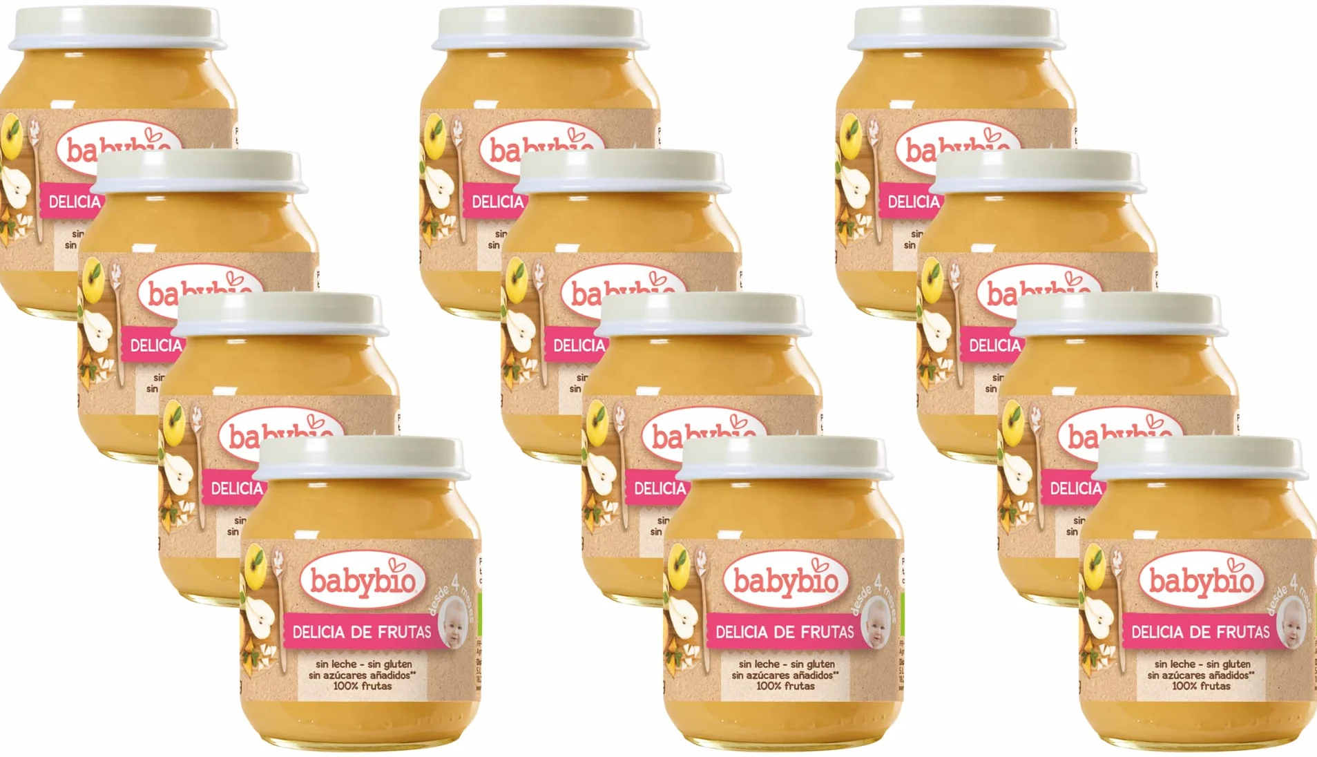 Babybio Tarrito Delicia de Frutas - 12 x 130g