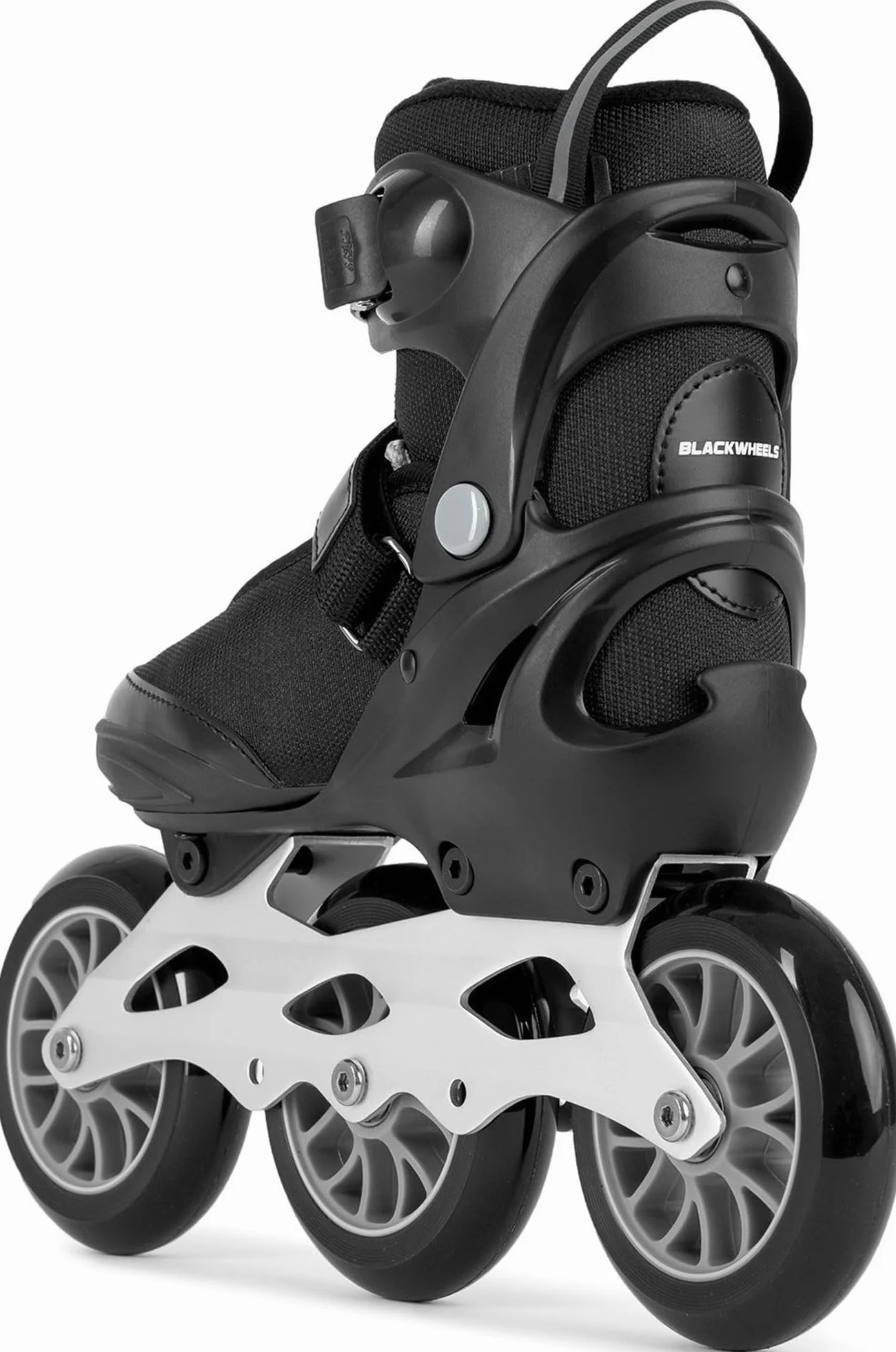 Patines en línea BLACKWHEELS Dynamic de Tres Ruedas con Chasis de Aluminio ABEC-7 One-Step-Adjustment