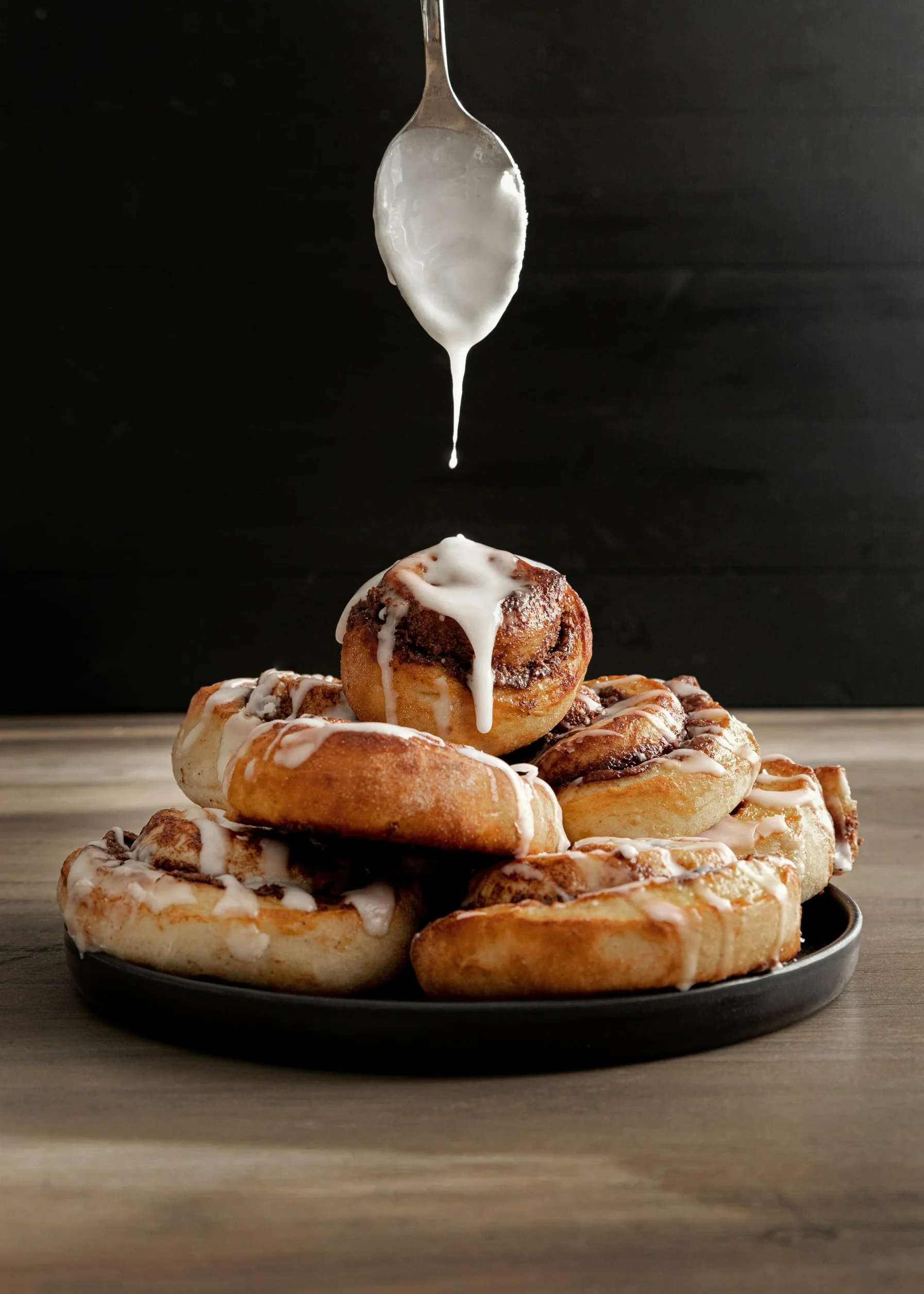 RUF - Cinnamon Rolls, Preparado Alimenticio en Polvo, Glaseado de Azucar, 8 porciones, 497gr