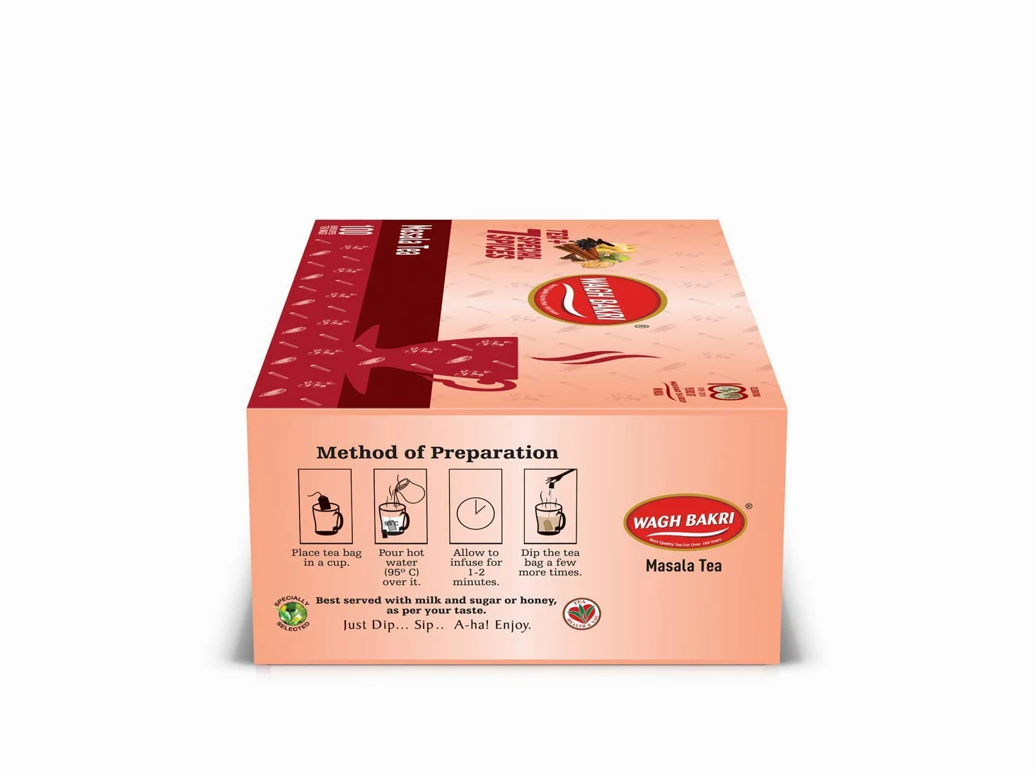 Wagh Bakri Masala Chai 100's (Pack of 3)