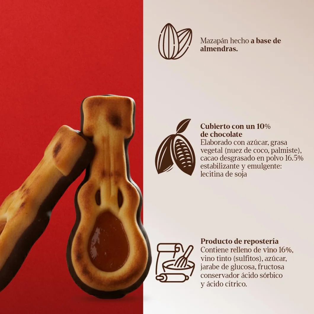 LAPASION - Mazapán al vino con chocolate | 2 Kg