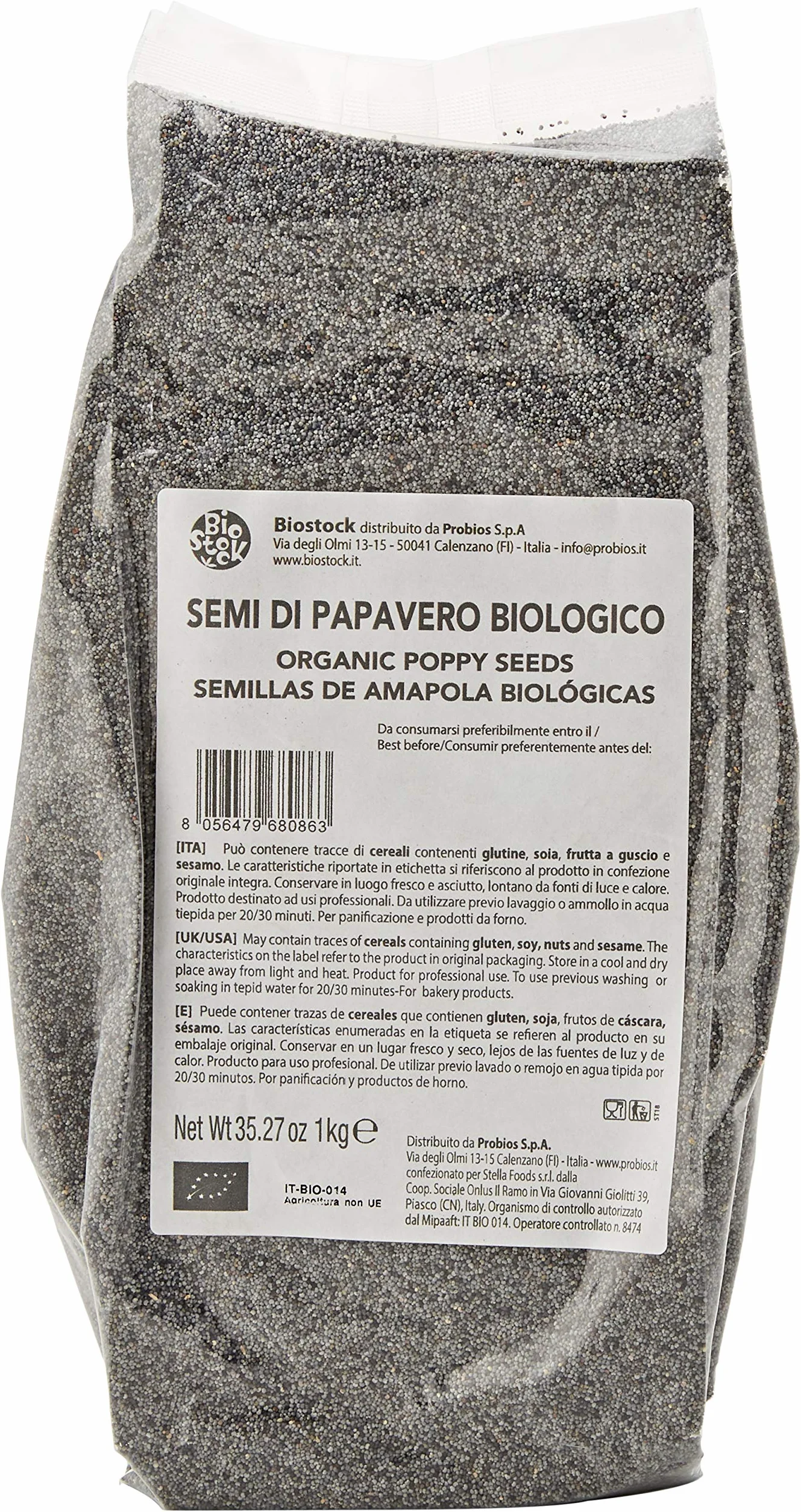 Probios Semillas de amapola 1kg bio