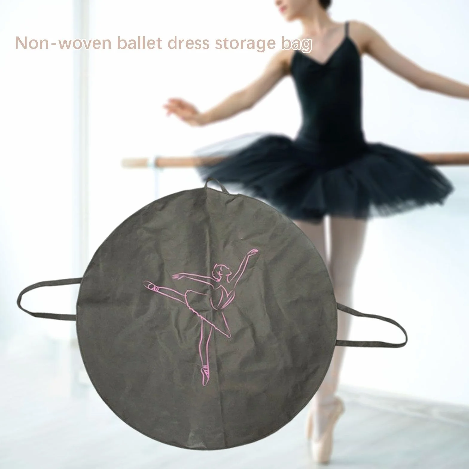TISHITA Bolsa Tutú de Ballet Portátil Gran Capacidad Plegable Poliéster