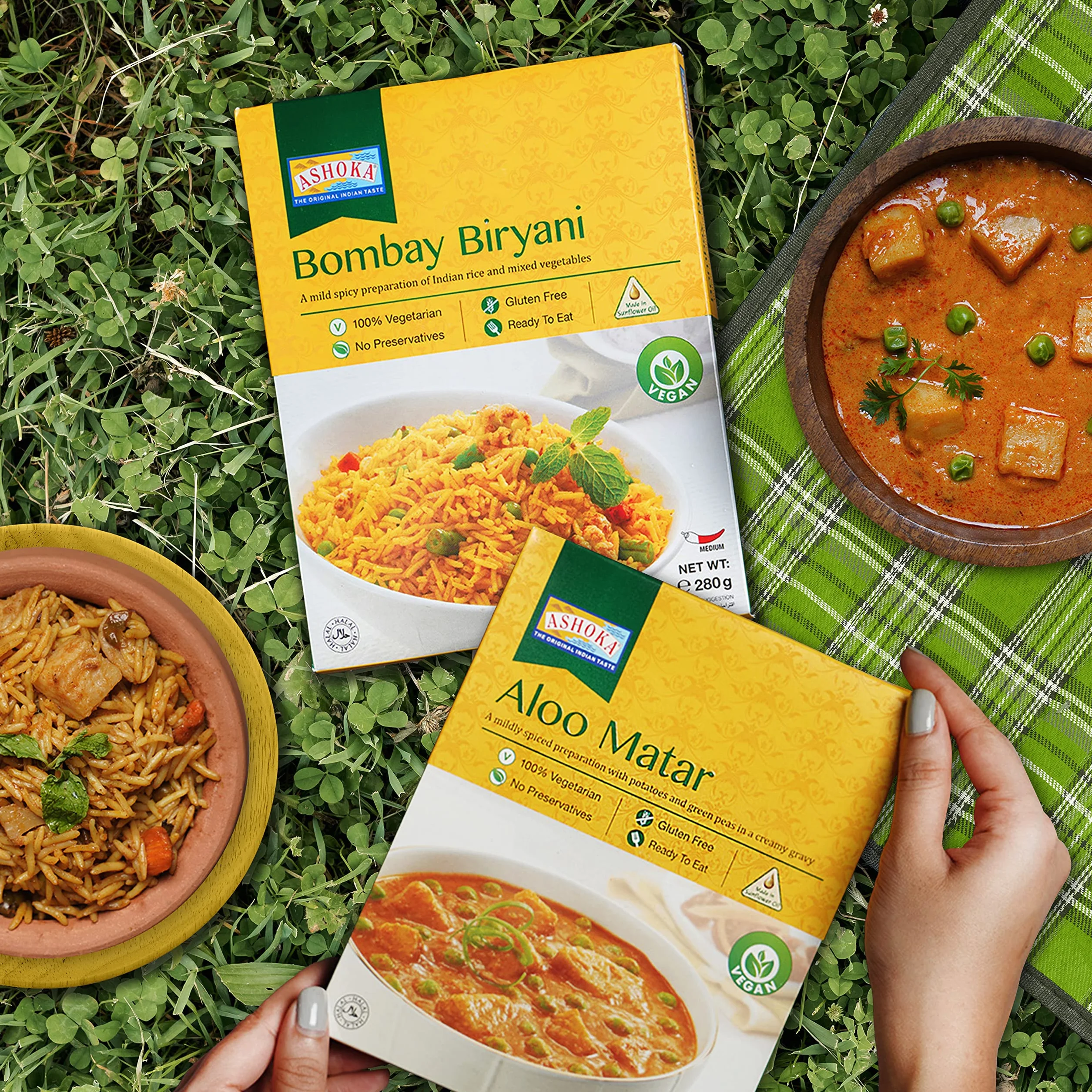 ASHOKA - Paneer Palak al instante - 1 X 280 GR