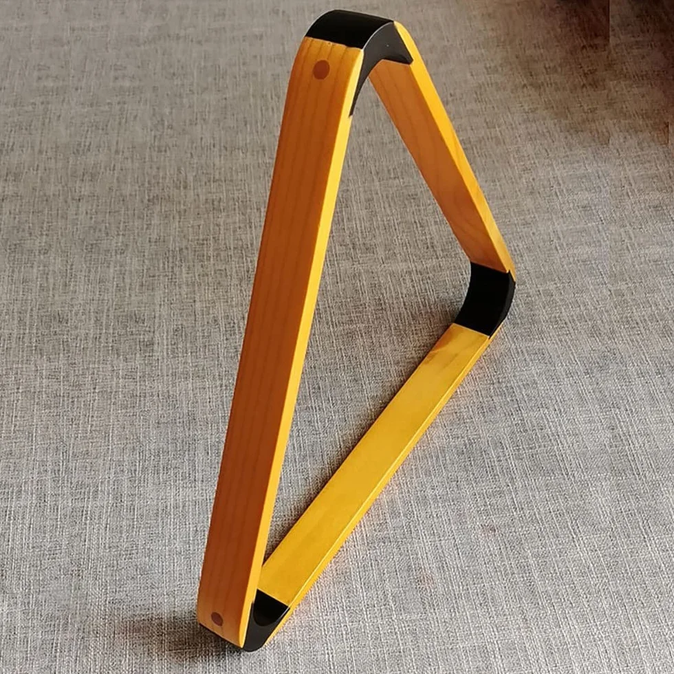 Estante triángulo de billar sólido para bolas de piscina