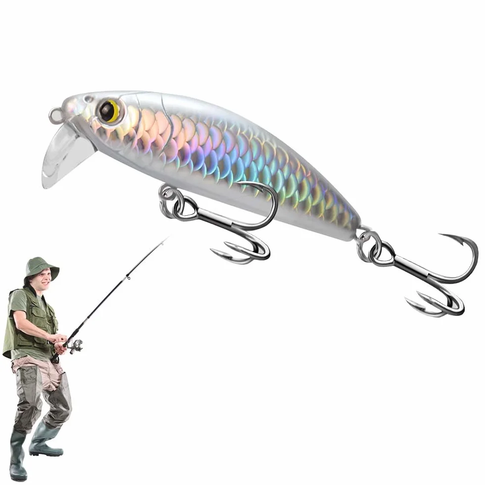 Señuelos De Pesca Que Se Hunden 7.5G Metal Duros Giratorios Para Perca Trucha Lucio Lubina Salmón