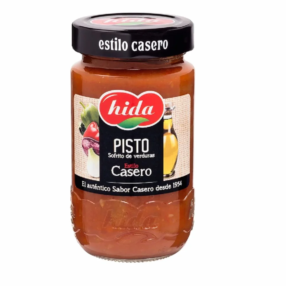 Hida Pisto Sofrito de Verduras - Paquete de 6 x 350 gr - Total: 2100 gr