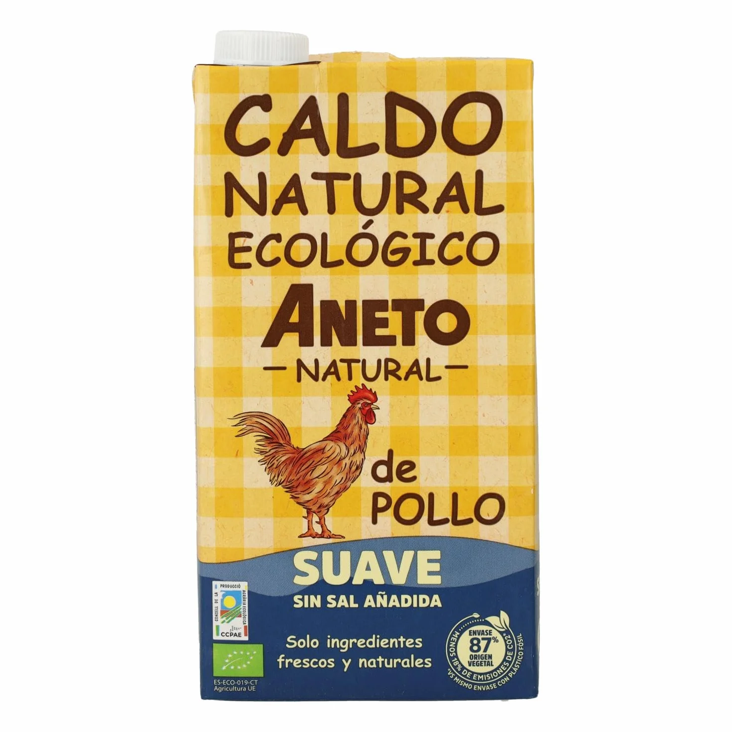 ANETO CALDO SUAVE DE POLLO BIO, 1 L 1 ml