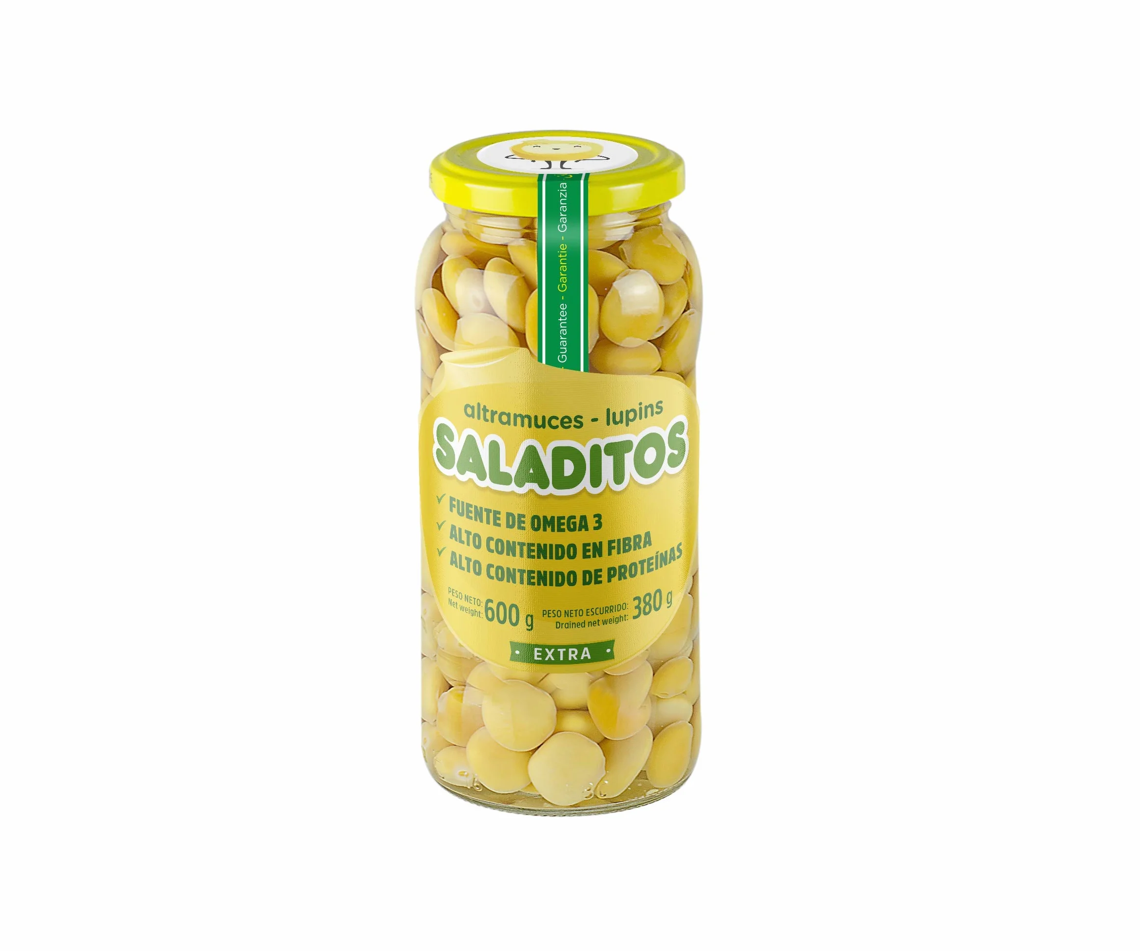 Sal Marina Saladitos Bote Cristal 7200 Gramo Pack 12 Ud