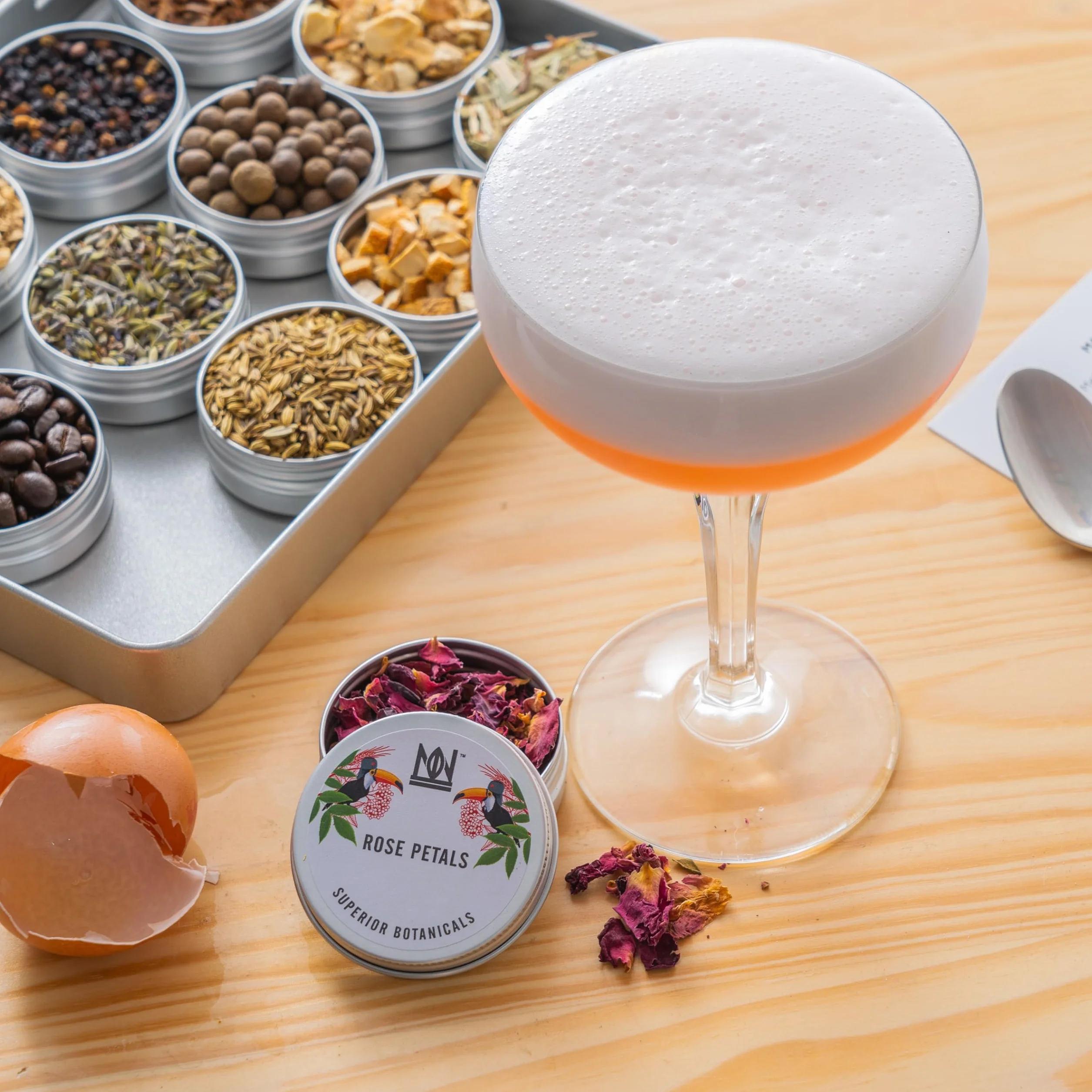 Gin Botanicals Kit de regalo de infusiones para gin-tonic, juego de 12 ingredientes botánicos y especias para ginebra