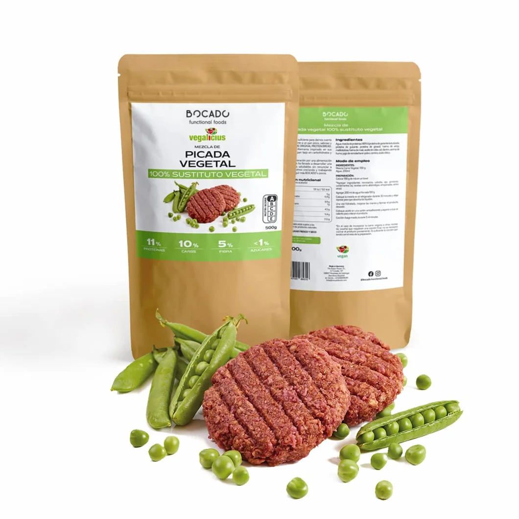 Mezcla para preparar Picada Vegetal - Carne 100% vegana - Gluten Free - Alta en proteínas