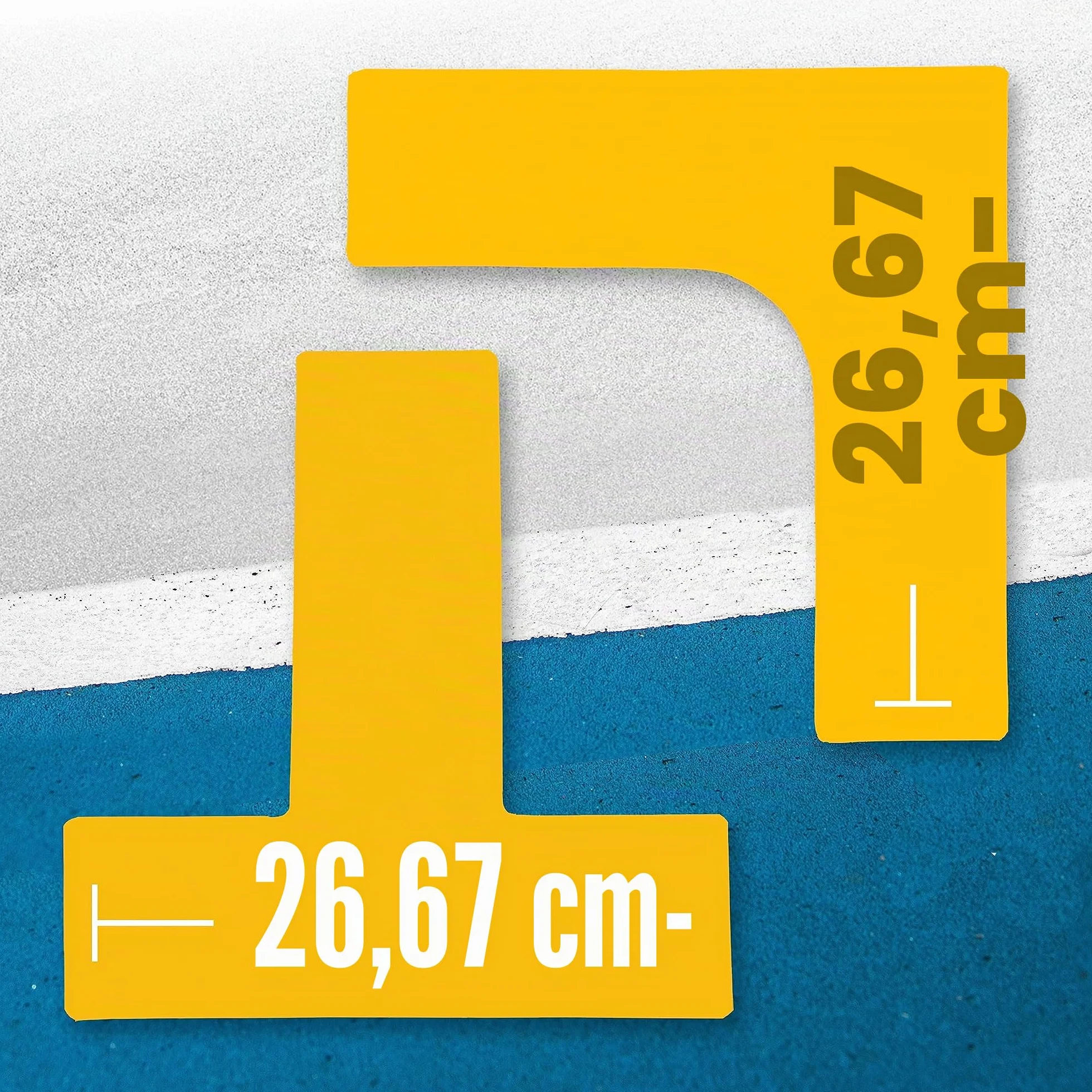 Franklin Sports Pickleball Court Line Marking Kit, Official Size Court Markers with Measuring Tape