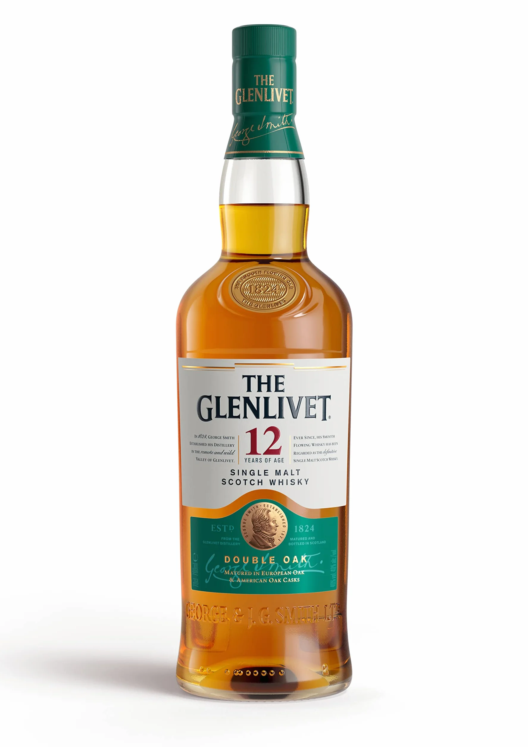 The Glenlivet 12 años Whisky Escocés de Malta Premium, 700 ml