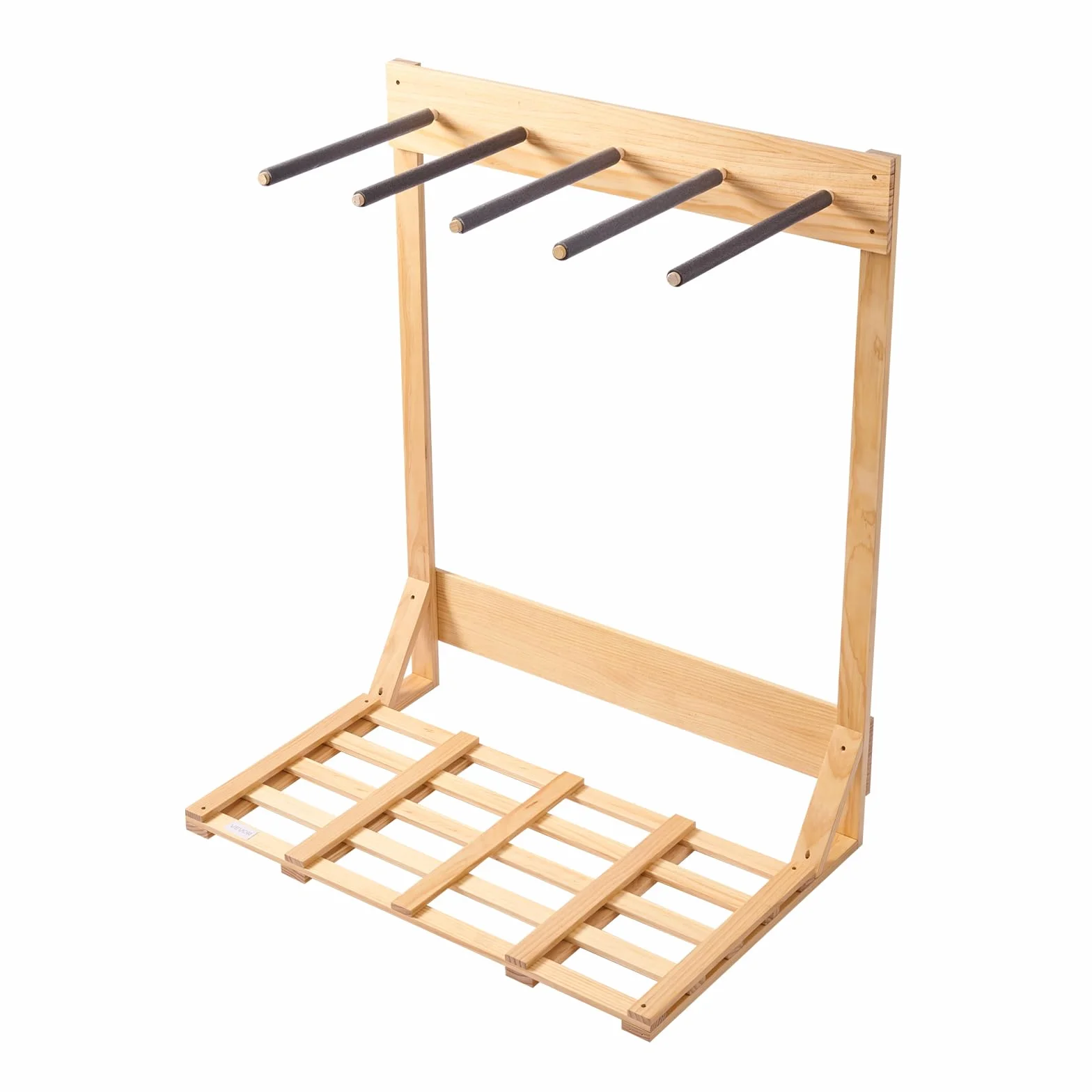 VEVOR Soporte Vertical para Tablas de Surf, Estante de Madera de 4 Niveles para Almacenamiento y Exhibición