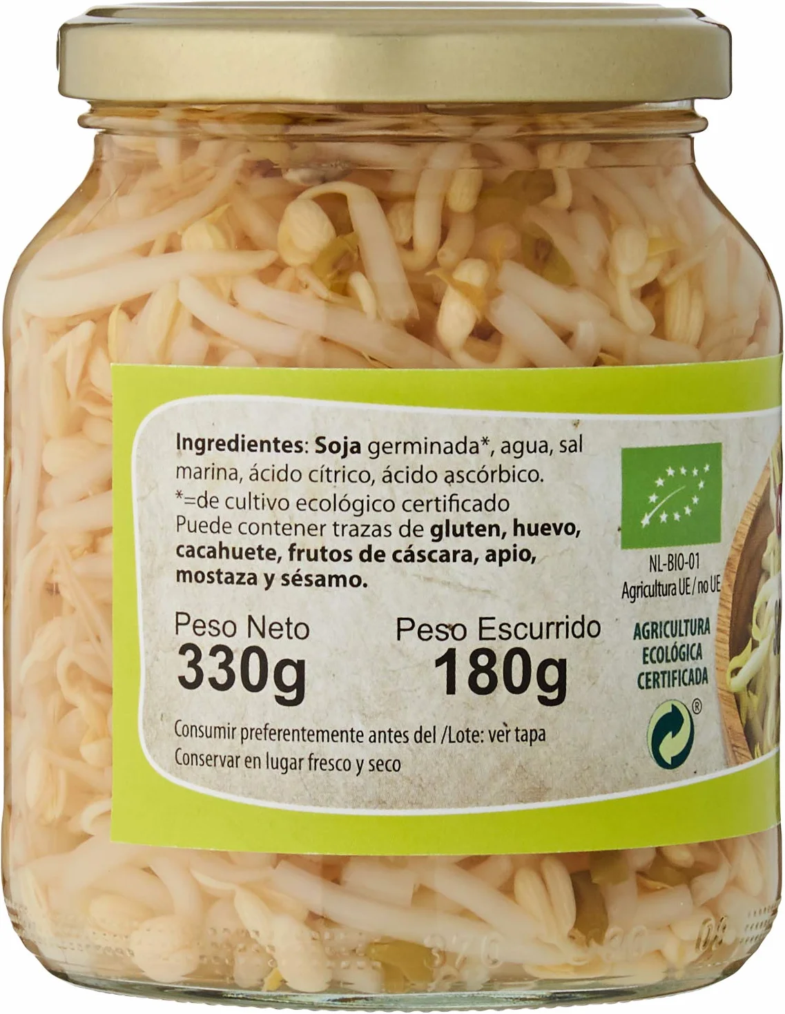 Brotes de Soja Germinados 330 gr