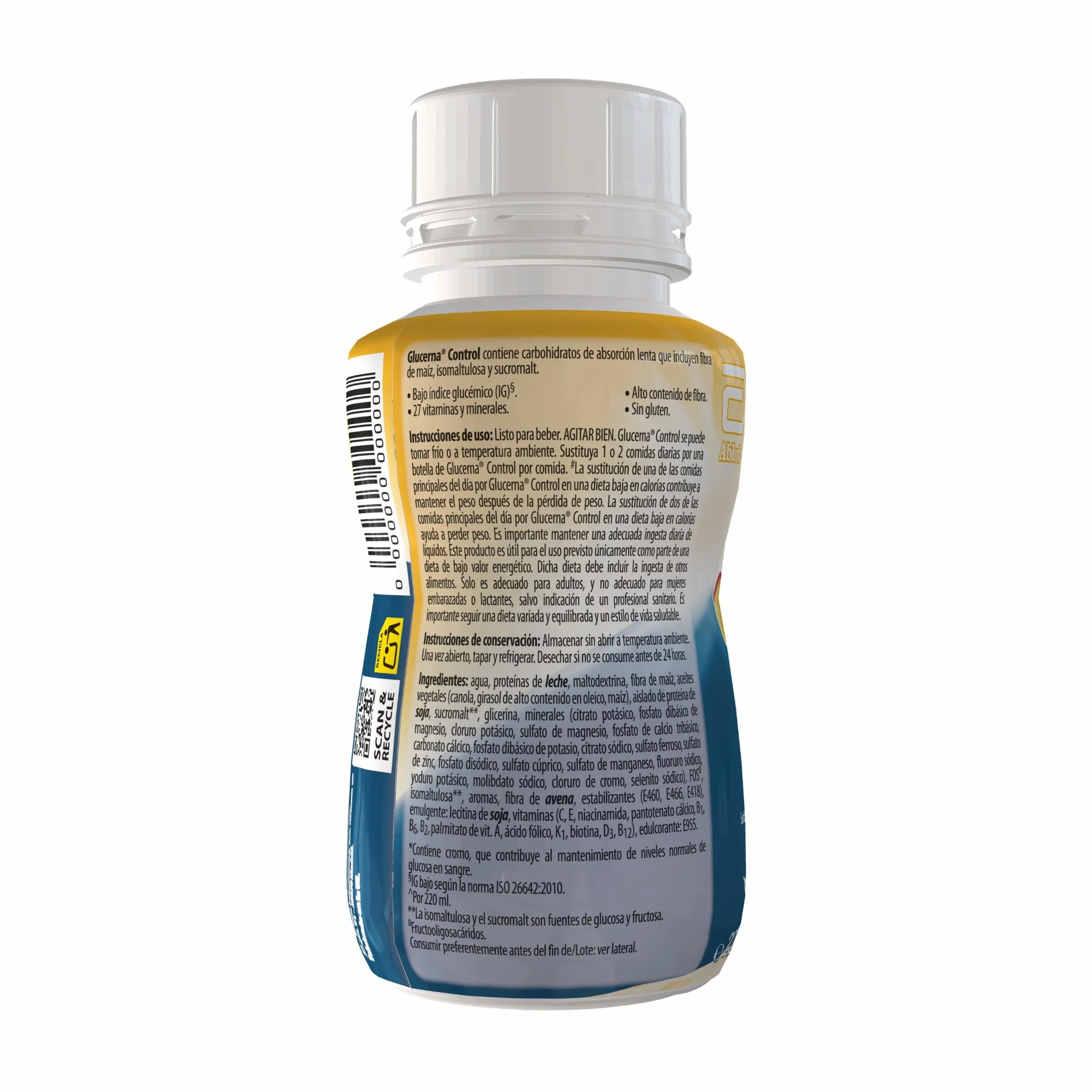 Glucerna Control sabor vainilla sustitutivo de comidas pack 8x220ml