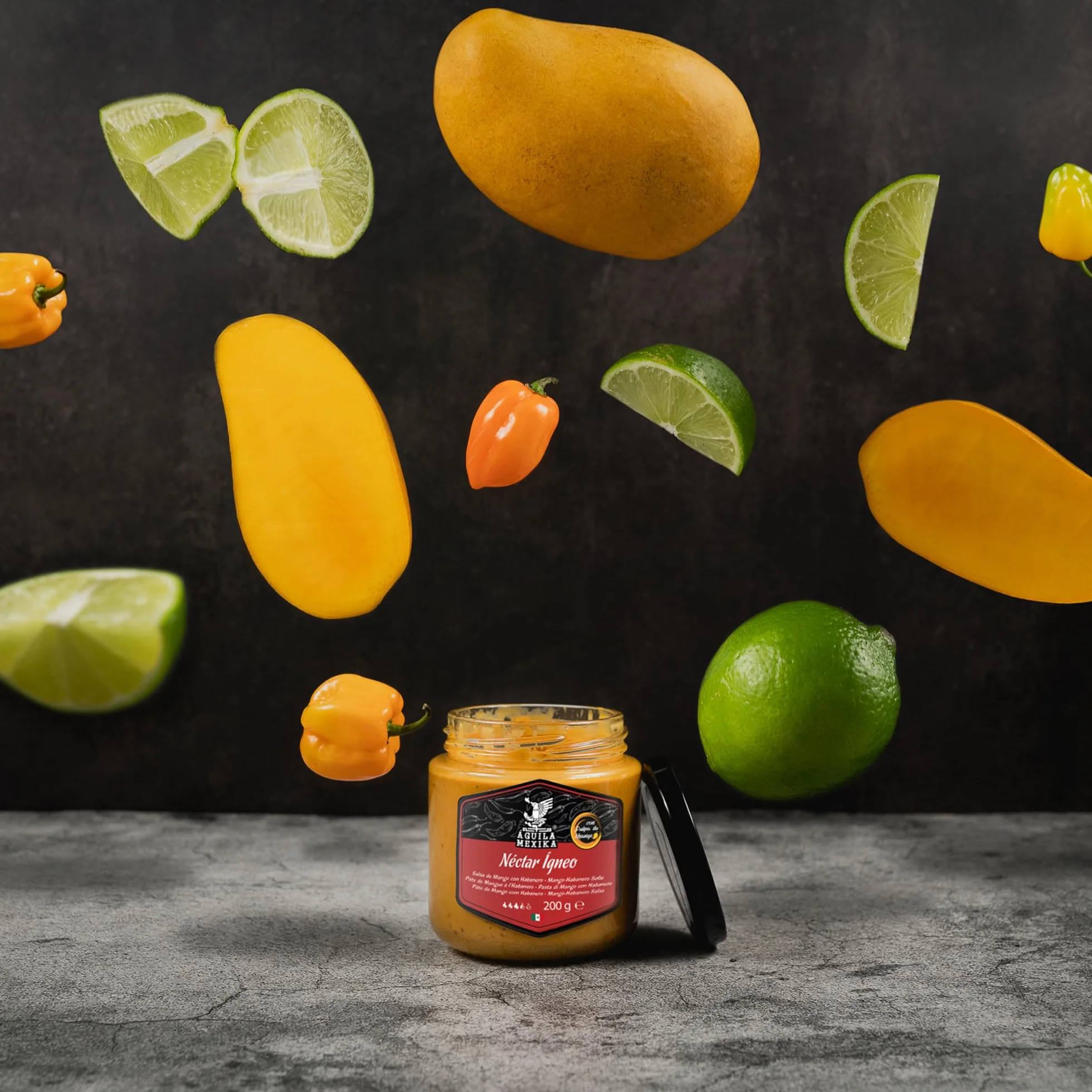 ÁGUILA MEXIKA 3-Pack Escencial Set de salsas picantes gourmet mexicanas ingredientes naturales