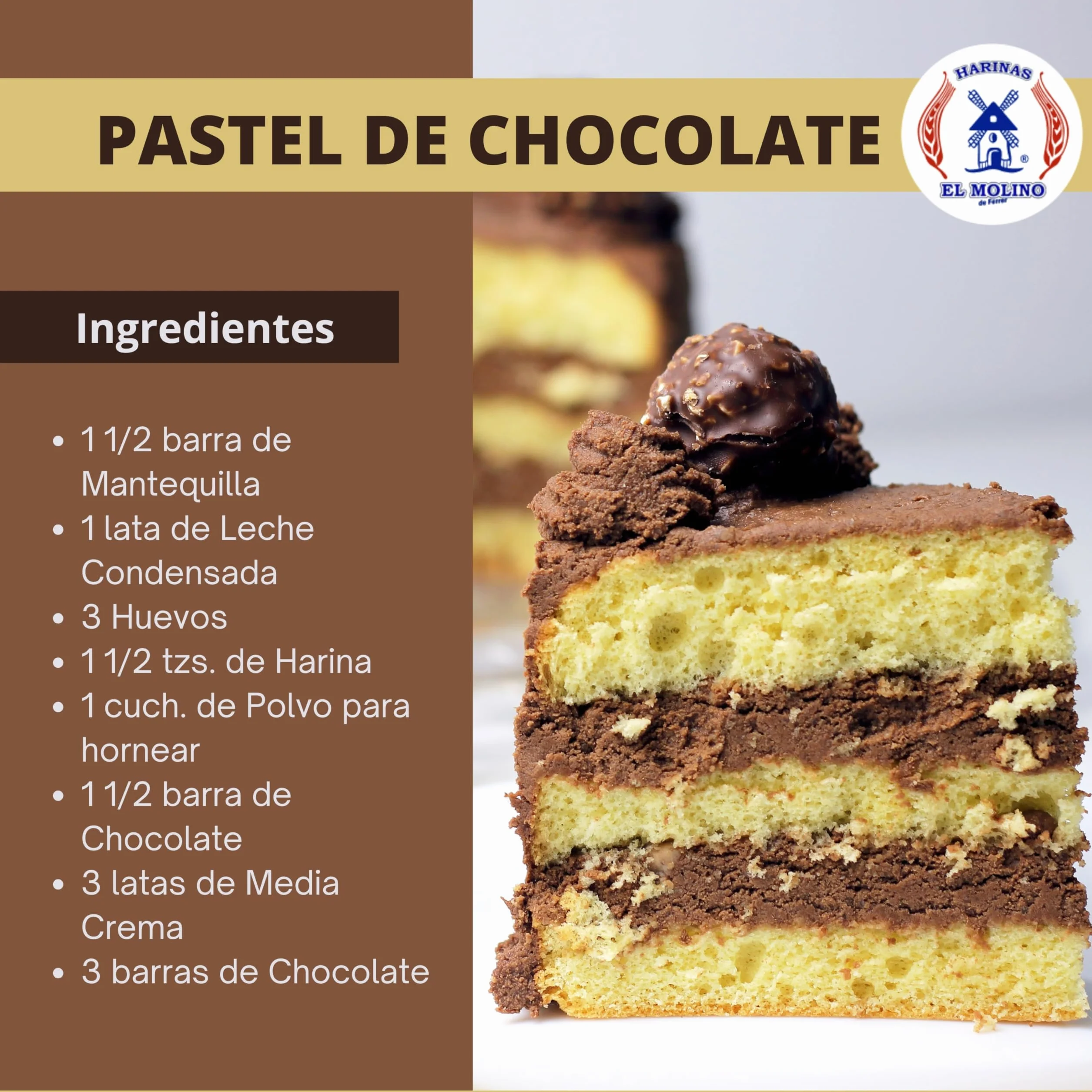 Harina Candeal de Trigo · El Molino Molida a Piedra · Bolsa 2Kg · Pan y Repostería