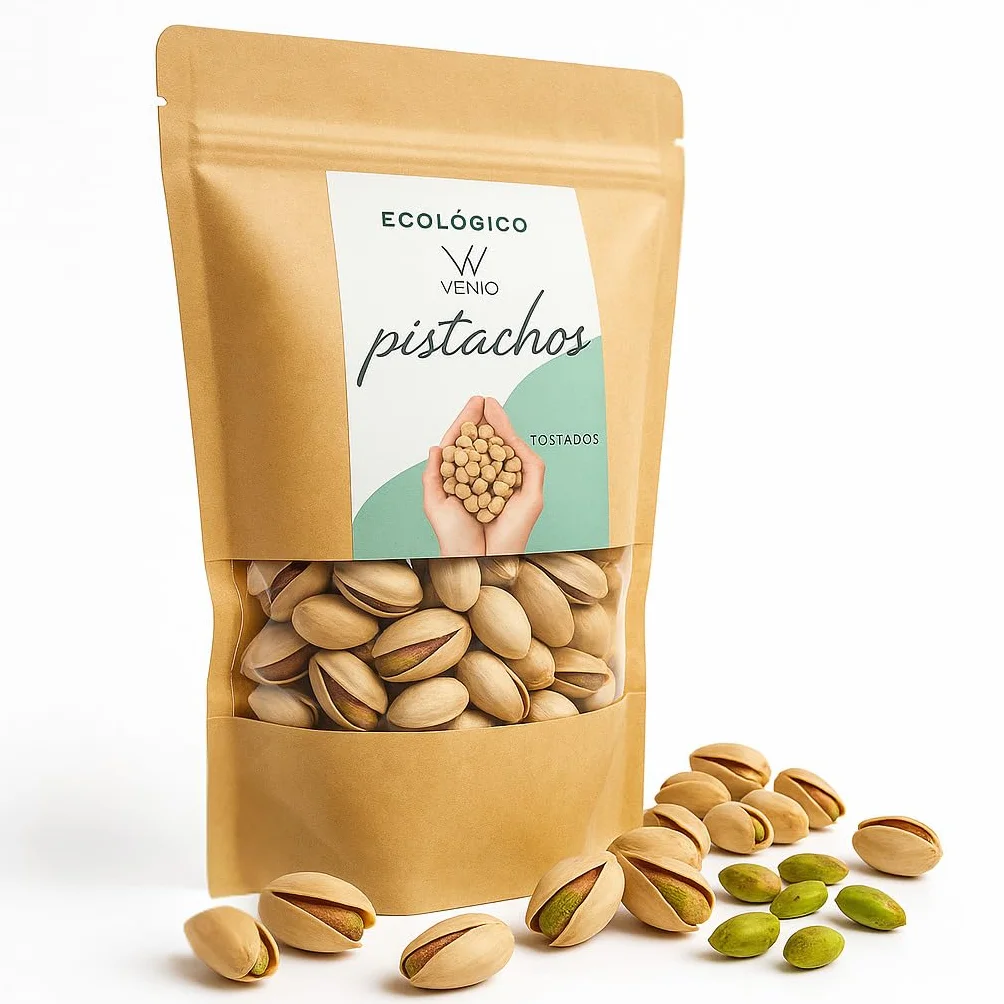 VENIO Pistachos 500g Tostados y Salados, Pistachos Naturales Ricos en Proteínas y Fibra, Pistacho Perfecto para Aperitivos, Ensaladas y Postres, Frutos Secos Naturales, Pistachio Saludable y Nutritivo