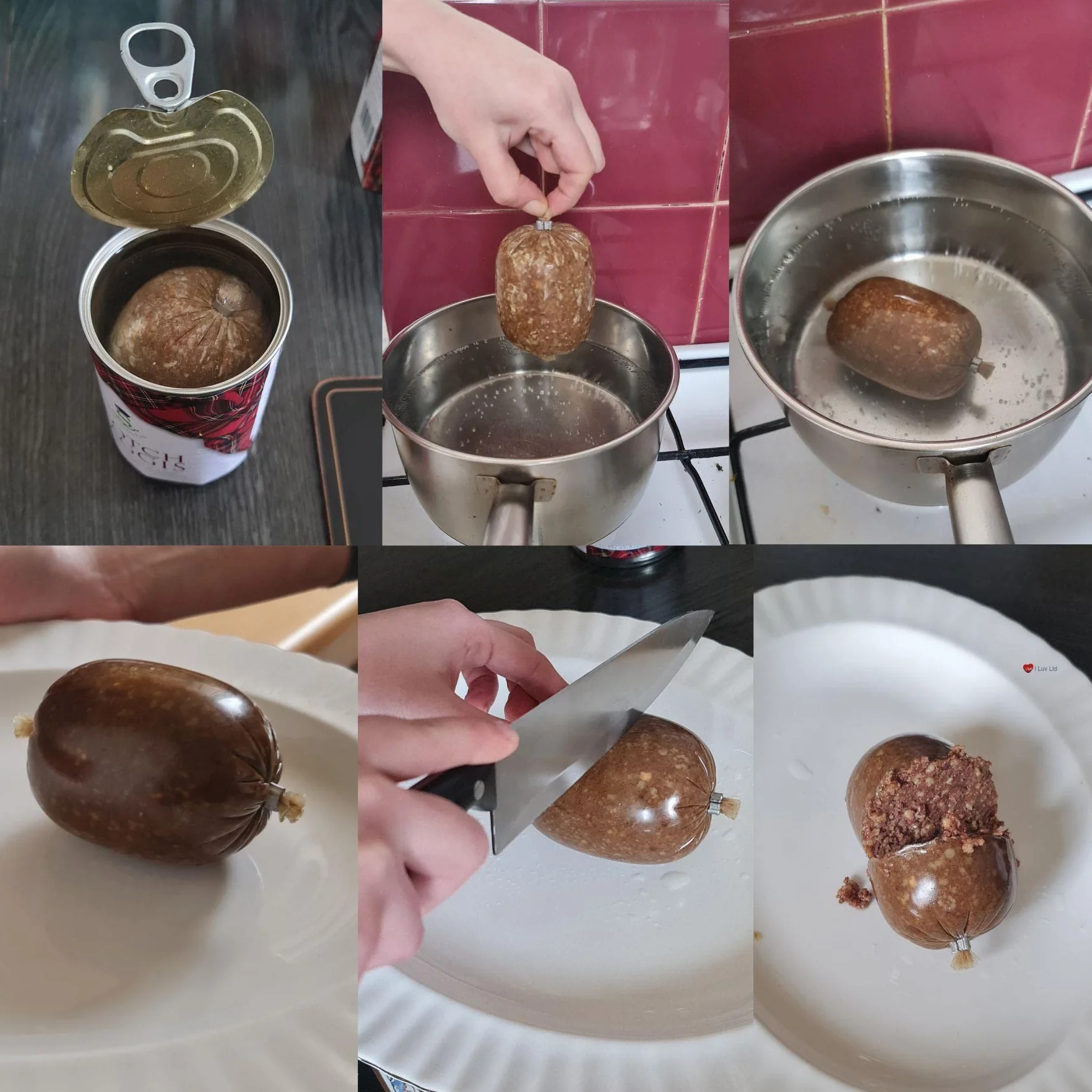 Pack de 3 Escoceses Haggis Vegetariano Comida Escocesa Regalos Plato Nacional de Escocia