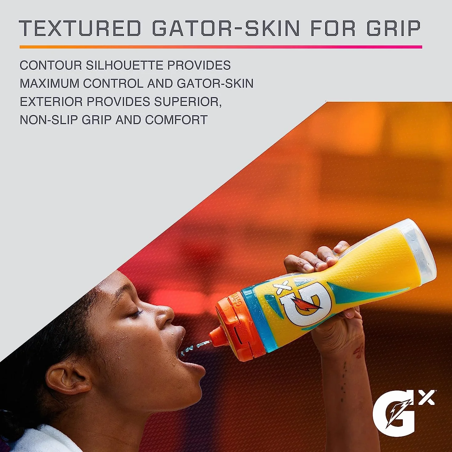 Gatorade NFL Las Vegas Raiders Gx Butelka Sportowa z Systemem Hydratacji Gx