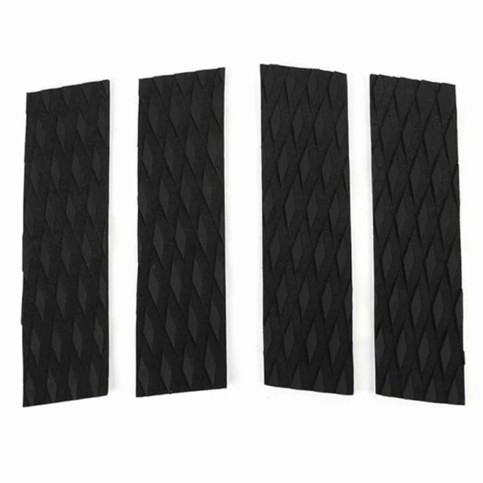 Almohadillas de tracción EVA antideslizante para tabla de surf 11.8 x 3.1 pulgadas Negro