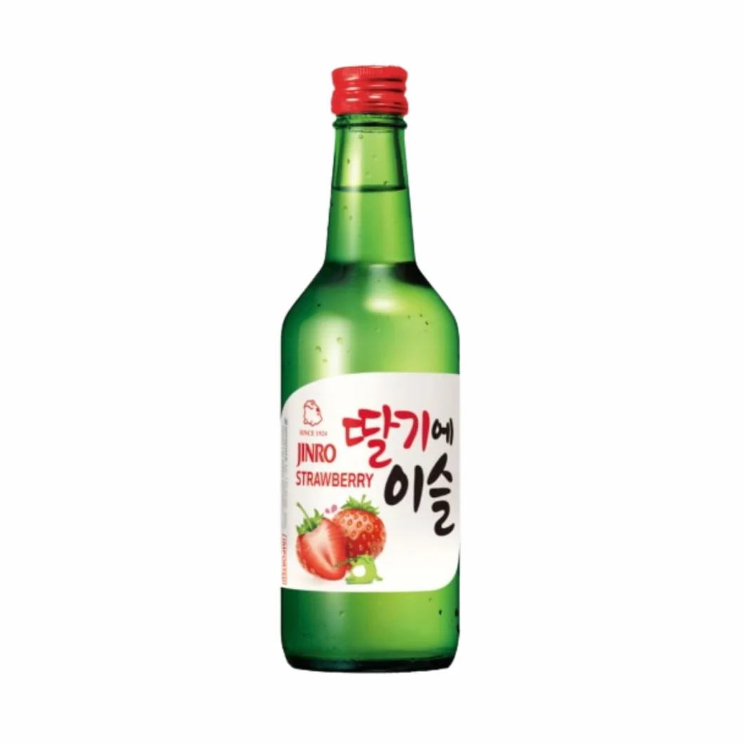 Wondermarket Soju Bebidas Coreanas Jinro. Ciruela, Uva y Fresa 350mlx3
