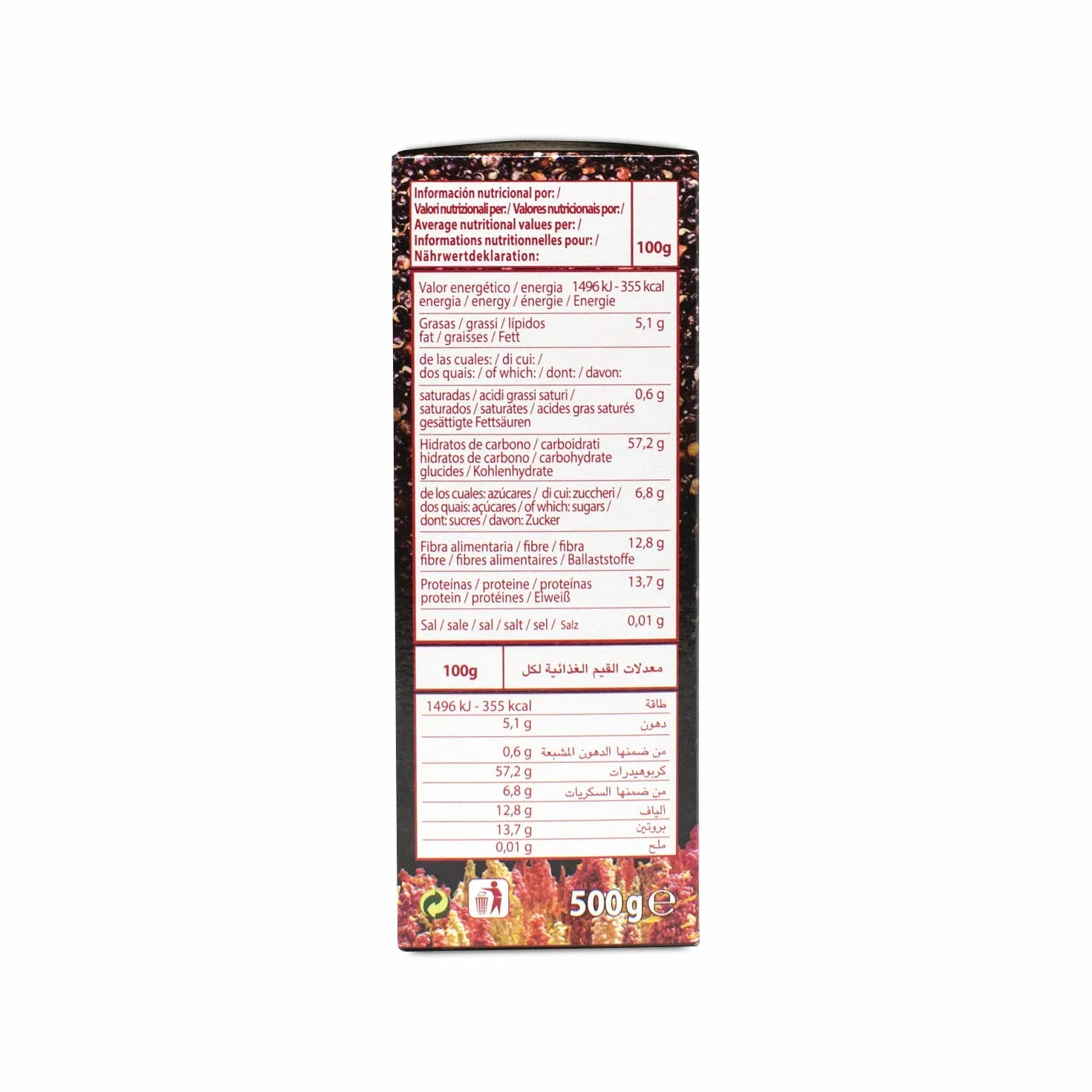Grano pulido negro quinoa real BIO - Quinua Real - 500 g