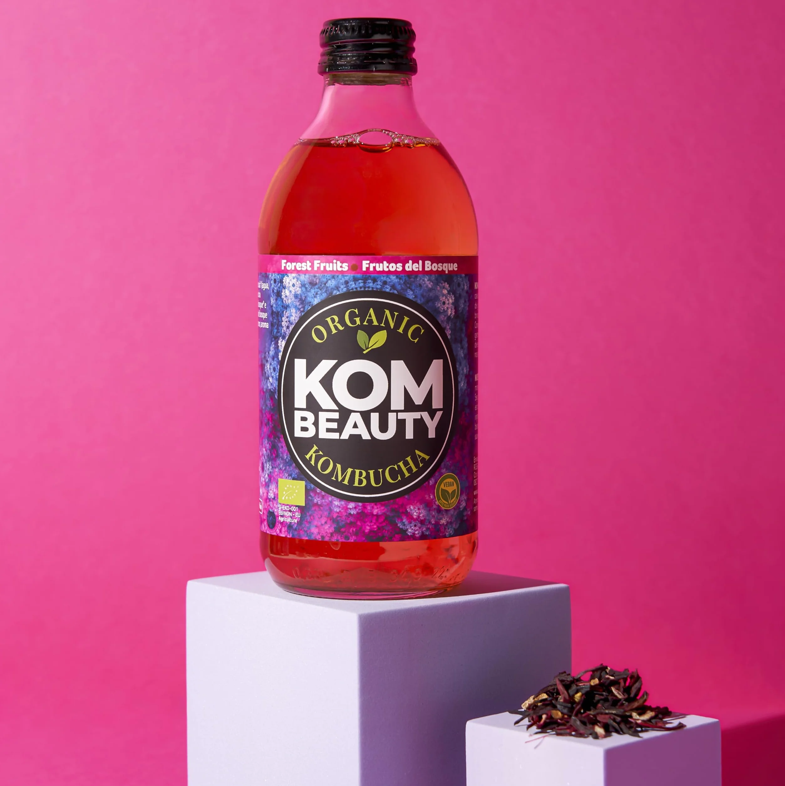 KOMBEAUTY - Bebida de kombucha, Pack de 12 Botellas de 33 cl. (Pack Mix)