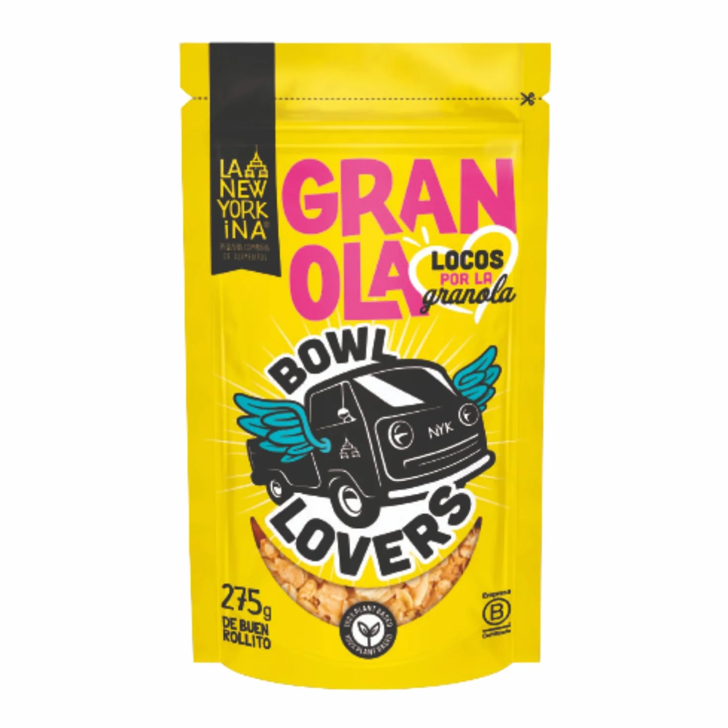 La Newyorkina Granola Bowl Lovers 275g Con Sirope de Agave