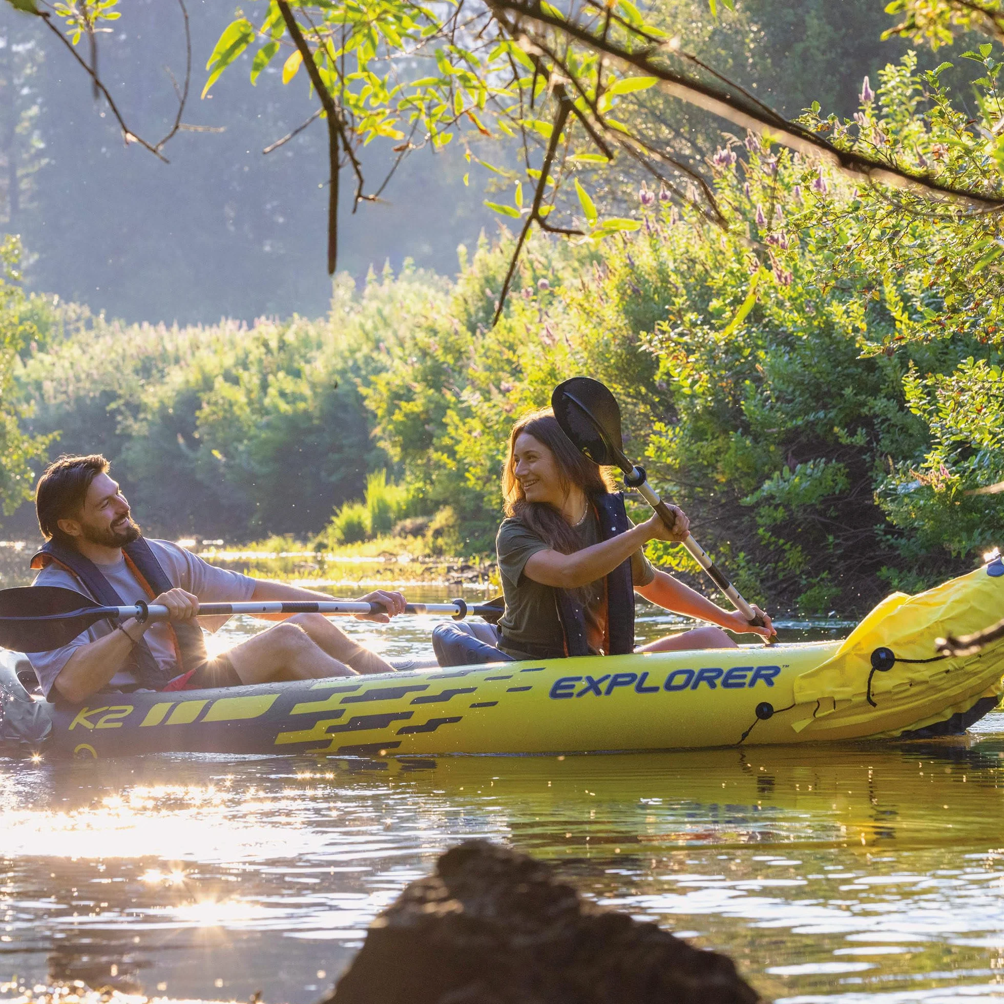 Intex Explorer K2 Kayak Hinchable para Adultos 2 Personas