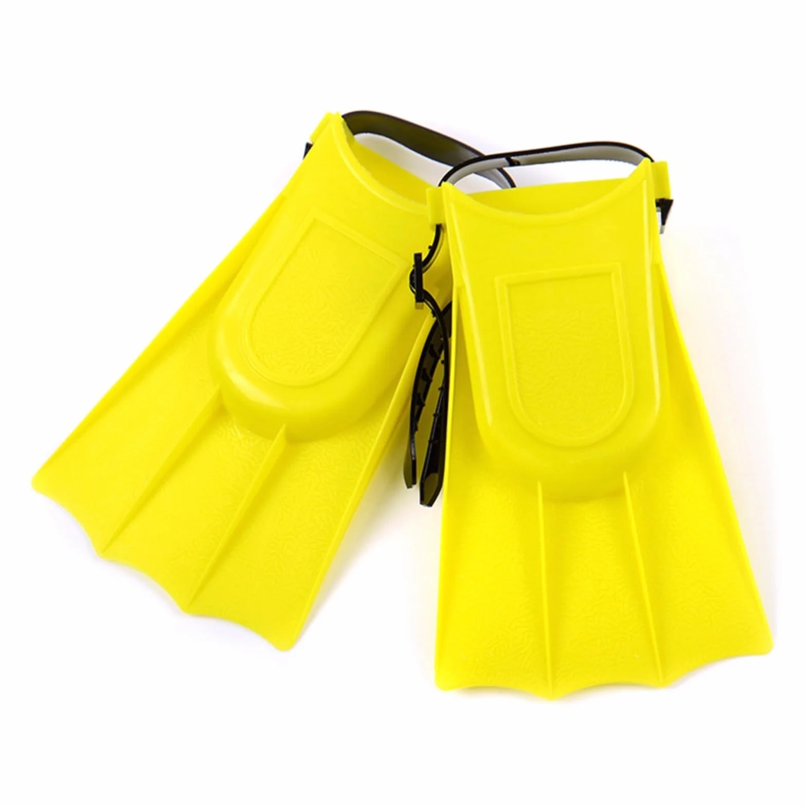 Aletas de natación ajustables para niños EVA PVC antideslizantes esnórquel buceo piscina 3-8 años azul
