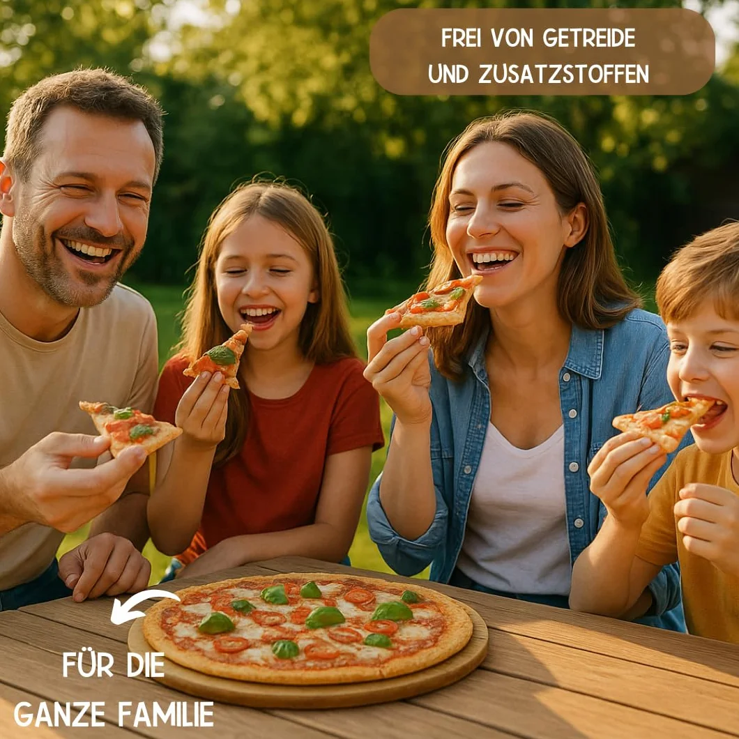 Mezcla para pizza sin gluten Ruut - Sin aditivos, paleo, sin gluten, sin cereales, sin lactosa | Base de pizza fina y crujiente como en Italia (900g)