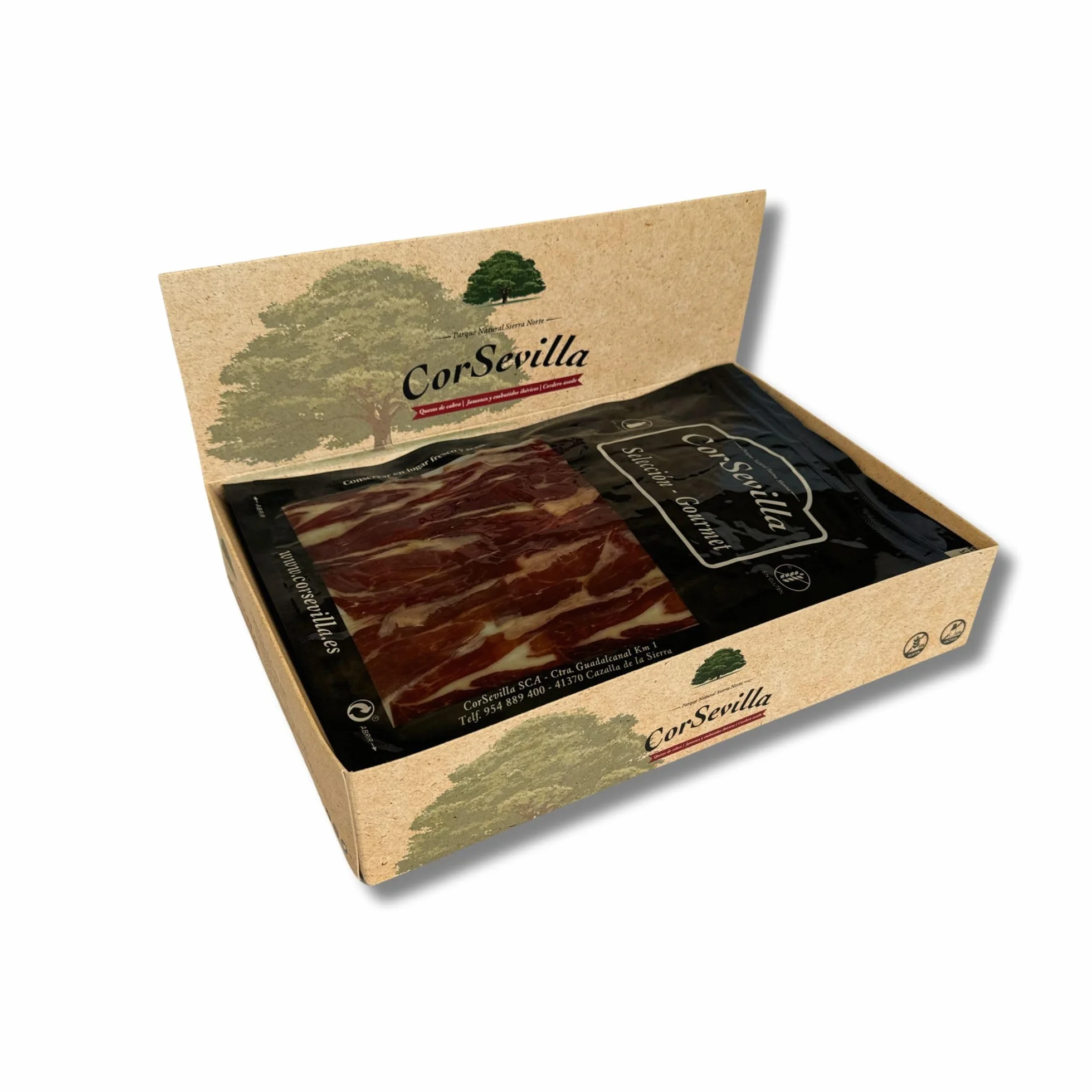 Estuche Loncheado Paleta de Bellota 100% Ibérica - Jamón Bellota Ibérico - Pack 12 uds - 100 g