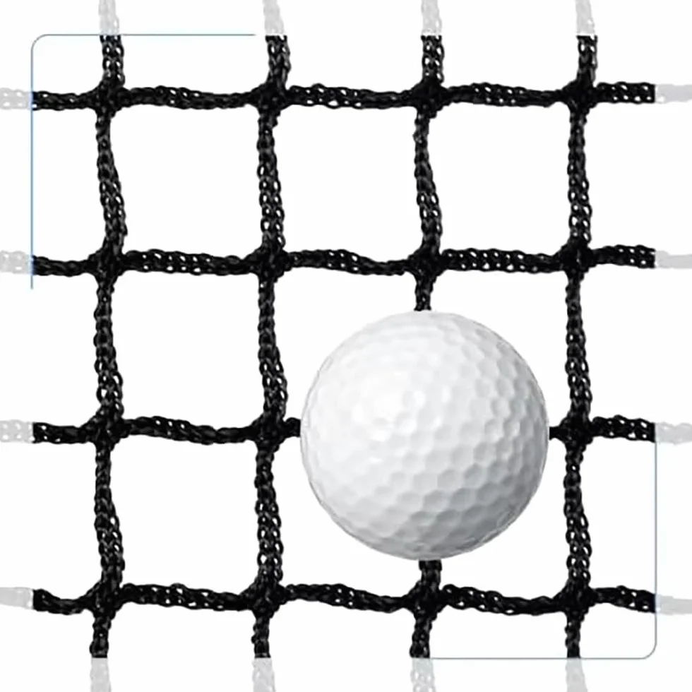 NEWFUN Red de Golf 3x3M Poliéster Negro Portátil Entrenamiento Jardín Interior Exterior