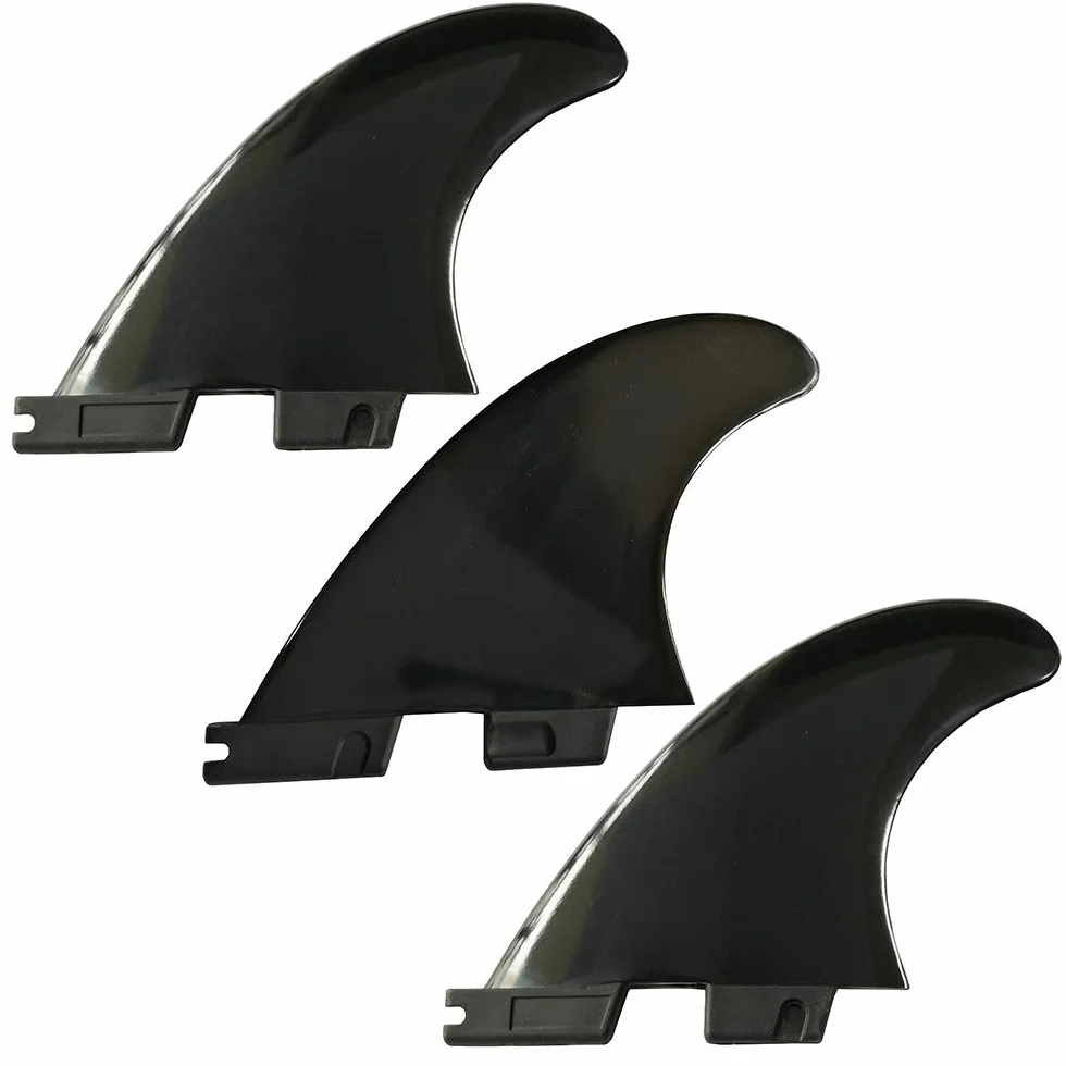 FCS II Fusion Fin Box UP100 1 Centro 2 Laterales Surf Aletas Tabla Surf FCS 2 Tapones 0 Grados 5 Grados