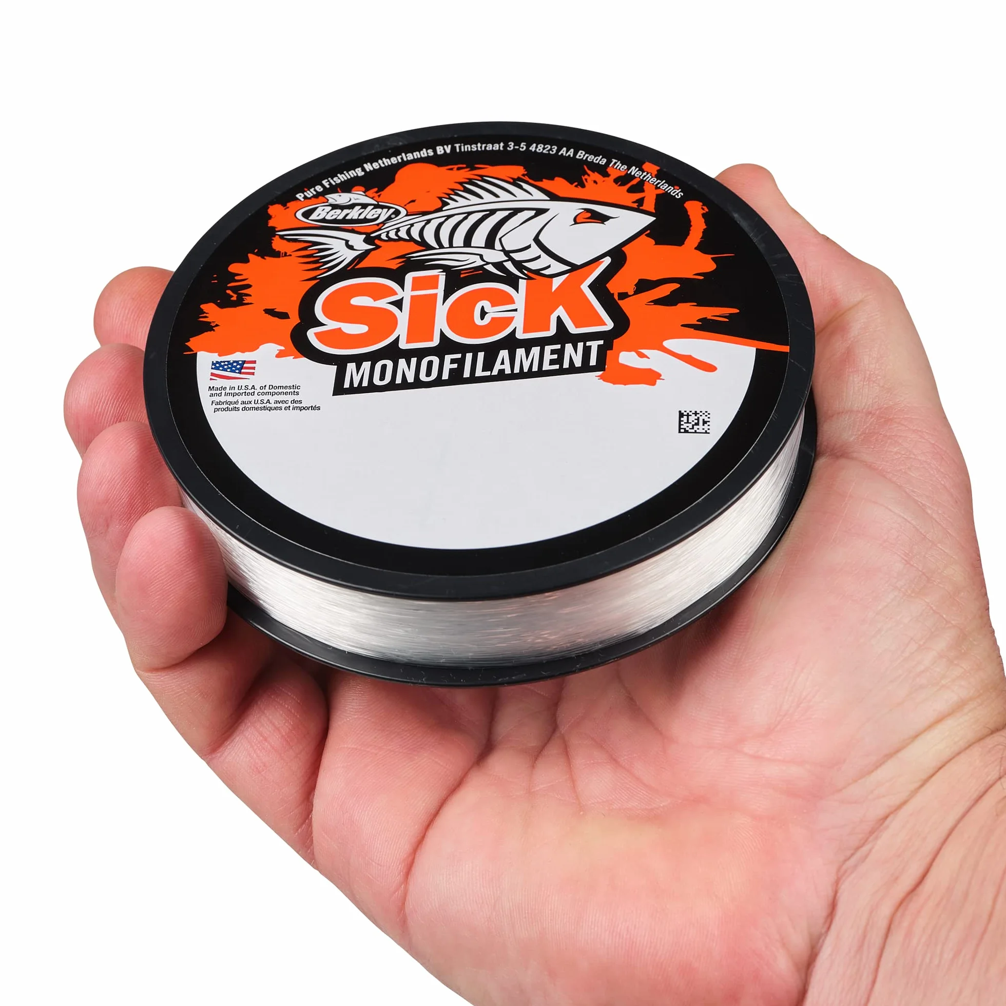 Berkley Sick Hilo de Pesca de Nailon Monofilamento Fuerte Tensión Baja Elasticidad Resistente Abrasión Agua Dulce Salada
