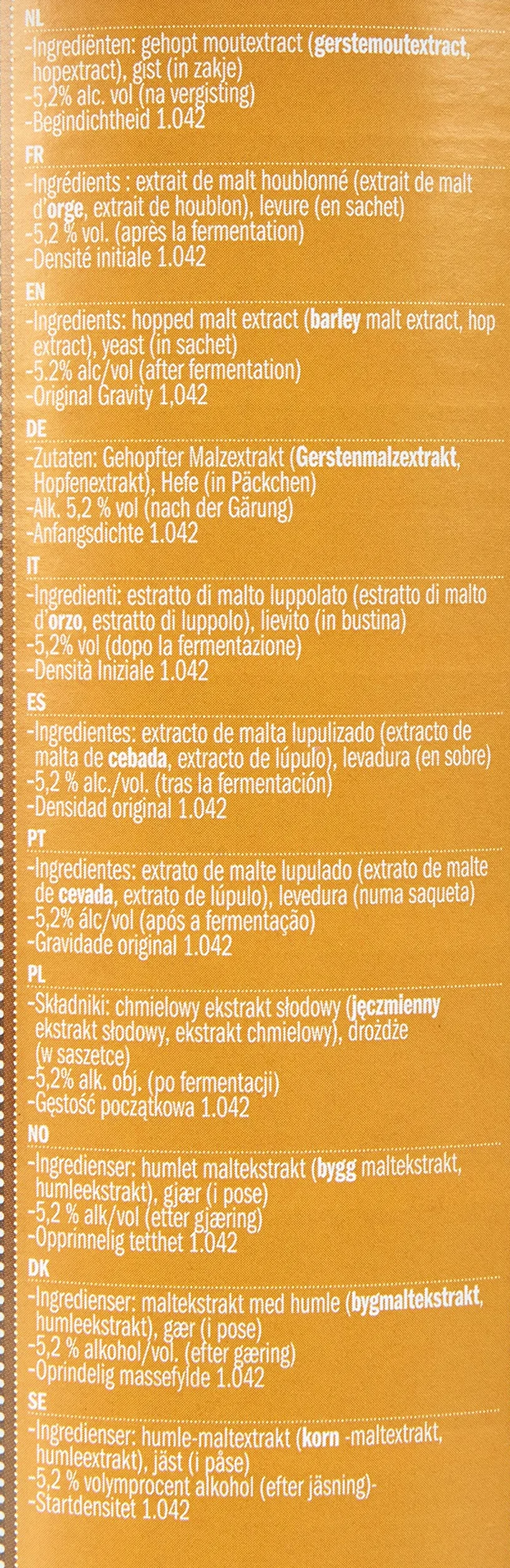 Brewferm Juego de cerveza Pilsner
