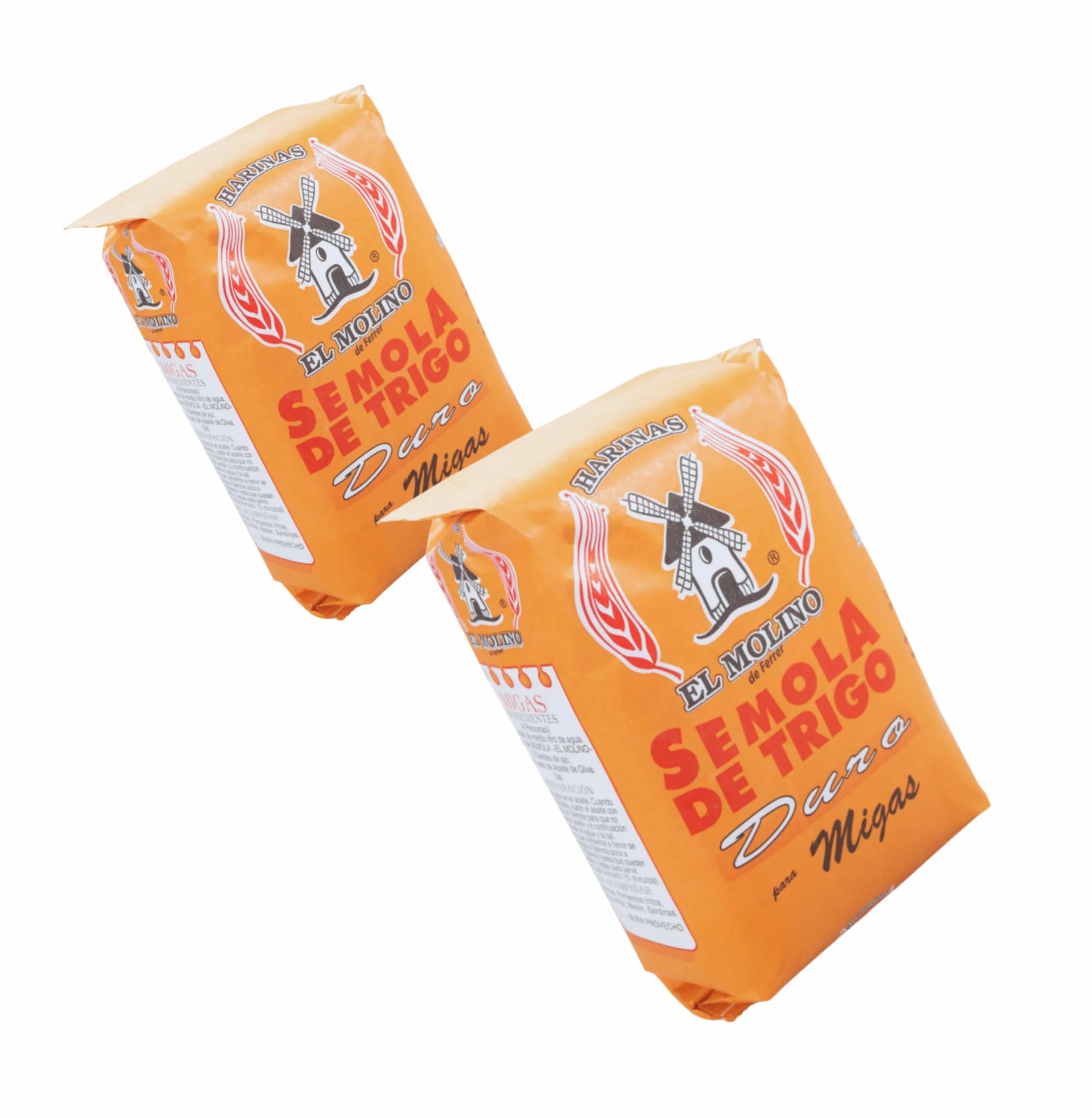 Sémola de Trigo Duro para Migas El Molino Molida a Piedra 2Kg