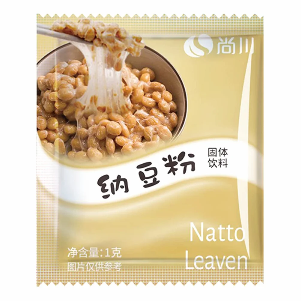 Nattomoto Starter - Polvo de soja fermentado japonés Nattomoto para el hogar para la salud Bacillus Subtilis Active Natto